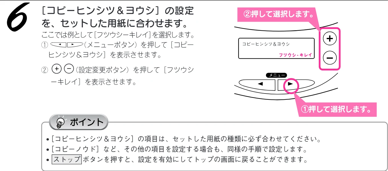 エプソン CC-570L CC-570L スタートアップガイド（第2版） — コピー機として使う コピーする（つづき） — 図版 36-1 — 36ページ