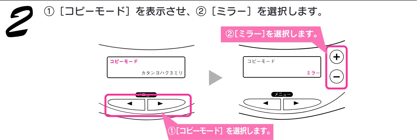 エプソン CC-570L CC-570L スタートアップガイド（第2版） — 鏡像反転させてコピーする（ミラーコピー） — 図版 40-2 — 40ページ