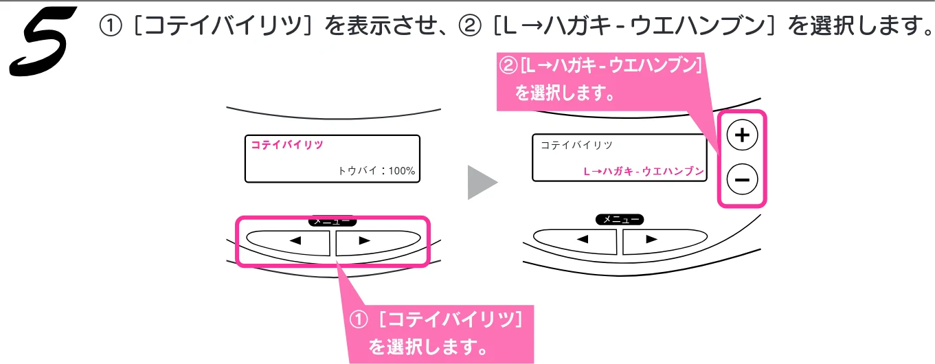 エプソン CC-570L CC-570L スタートアップガイド(第2版) — コピー機として使う コピーの設定を変更する(つづき) — 図版 44-1 — 44ページ