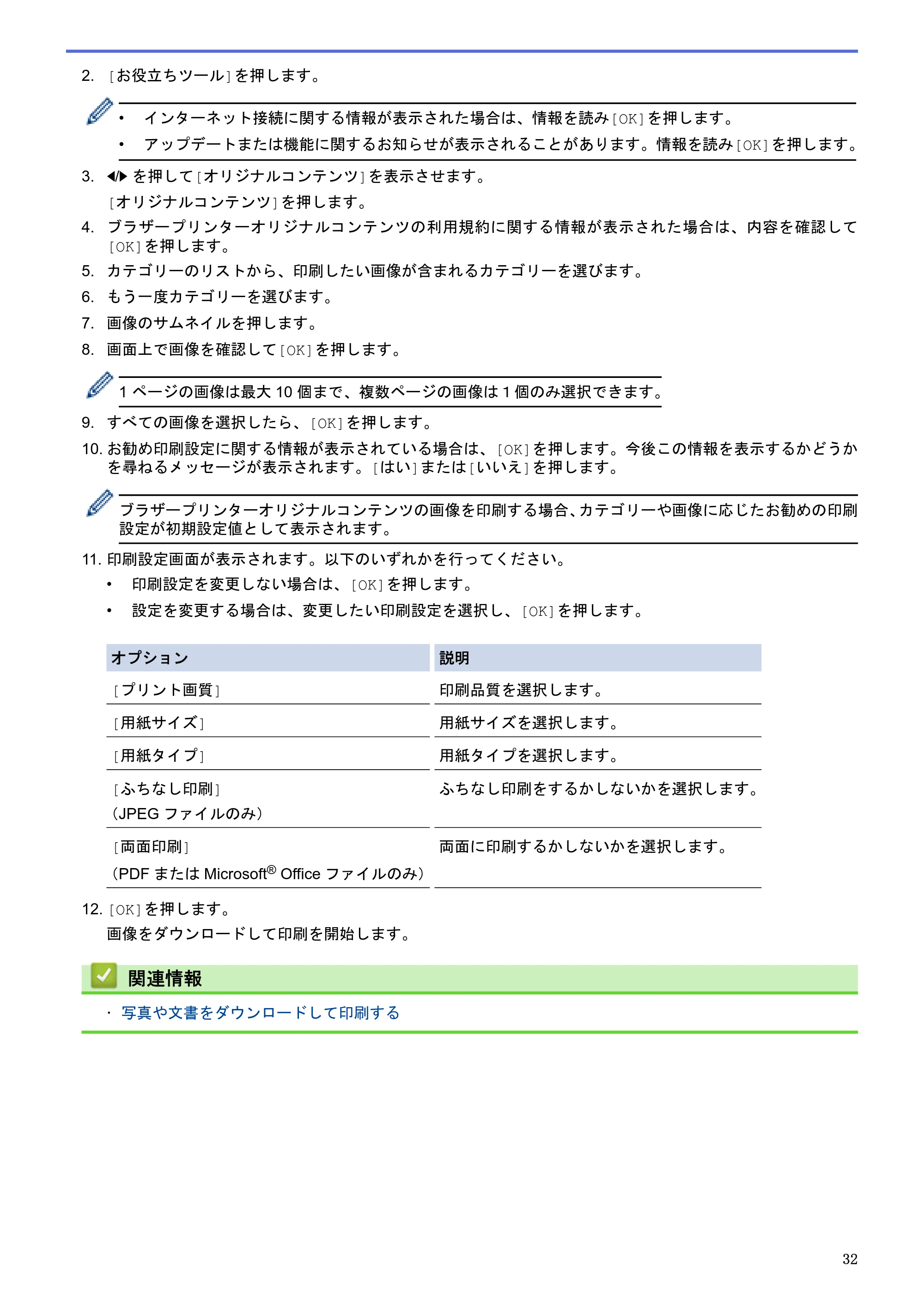 ブラザー DCP-J4220N / MFC-J4720N / MFC-J5620CDW クラウド接続ガイド — 原本ページ — 37ページ