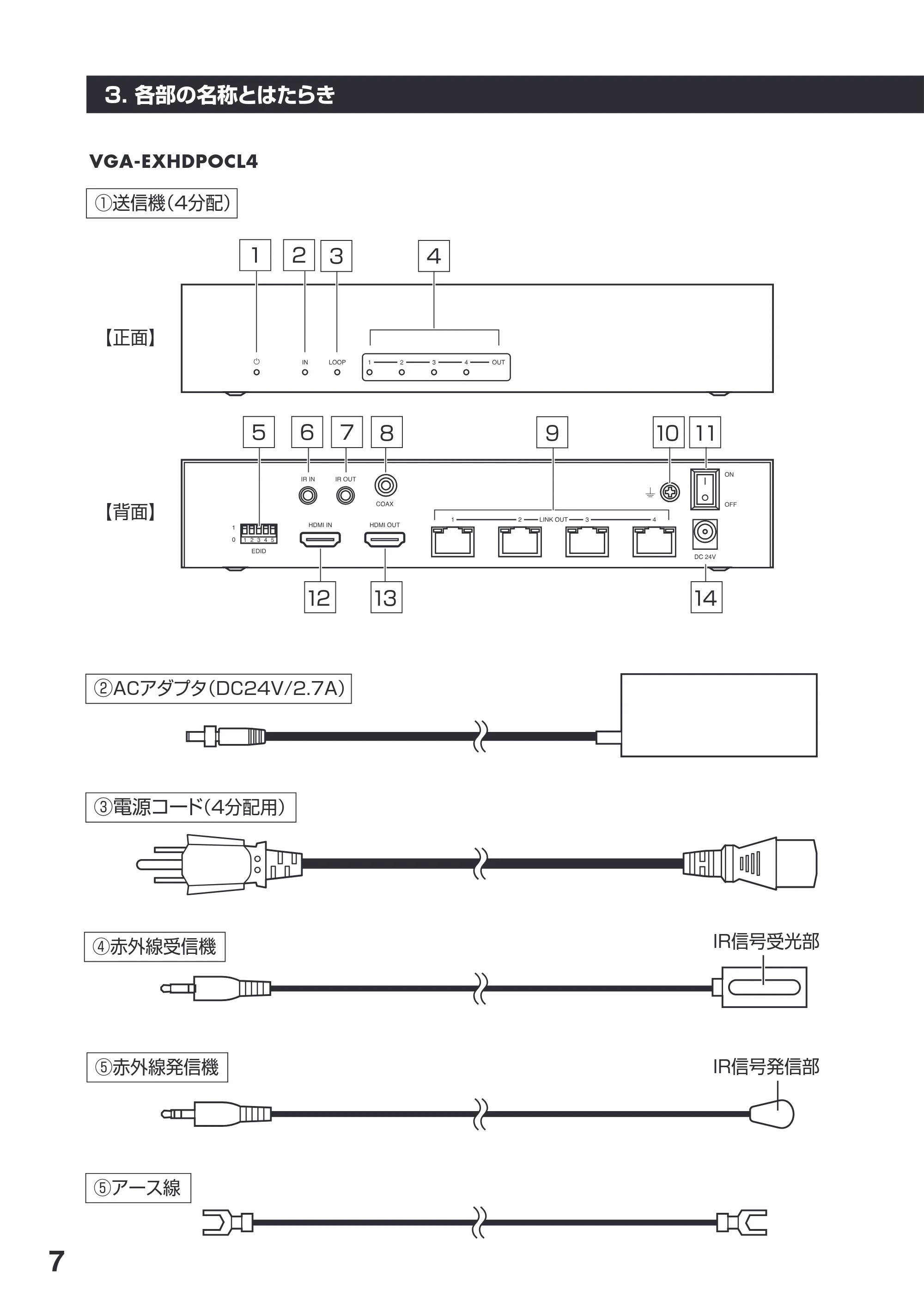 サンワサプライ VGA-EXHDPOCL4 / VGA-EXHDPOCL2 取扱説明書 — 原本ページ — 8ページ