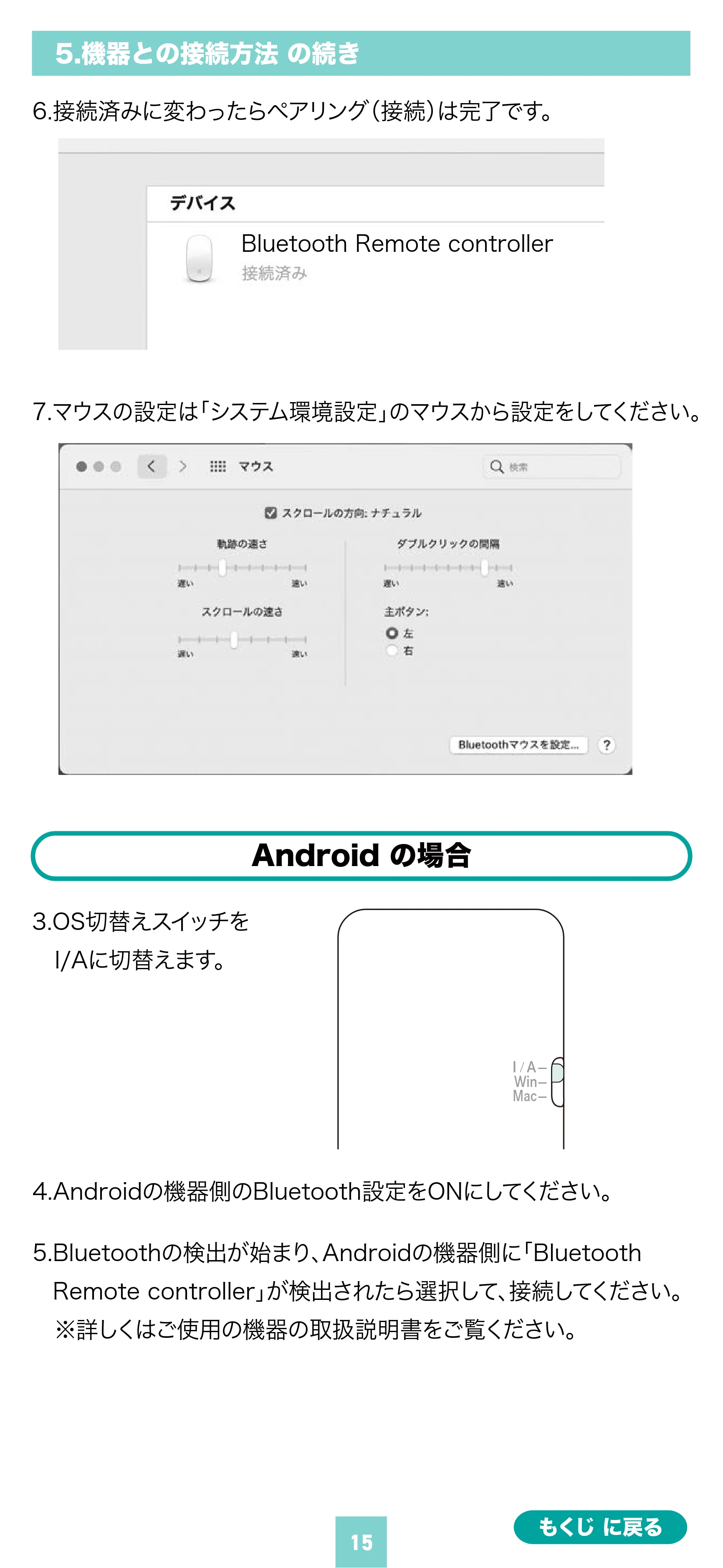 サンワサプライ MA-PBS325BK 取扱説明書 — 原本ページ — 15ページ