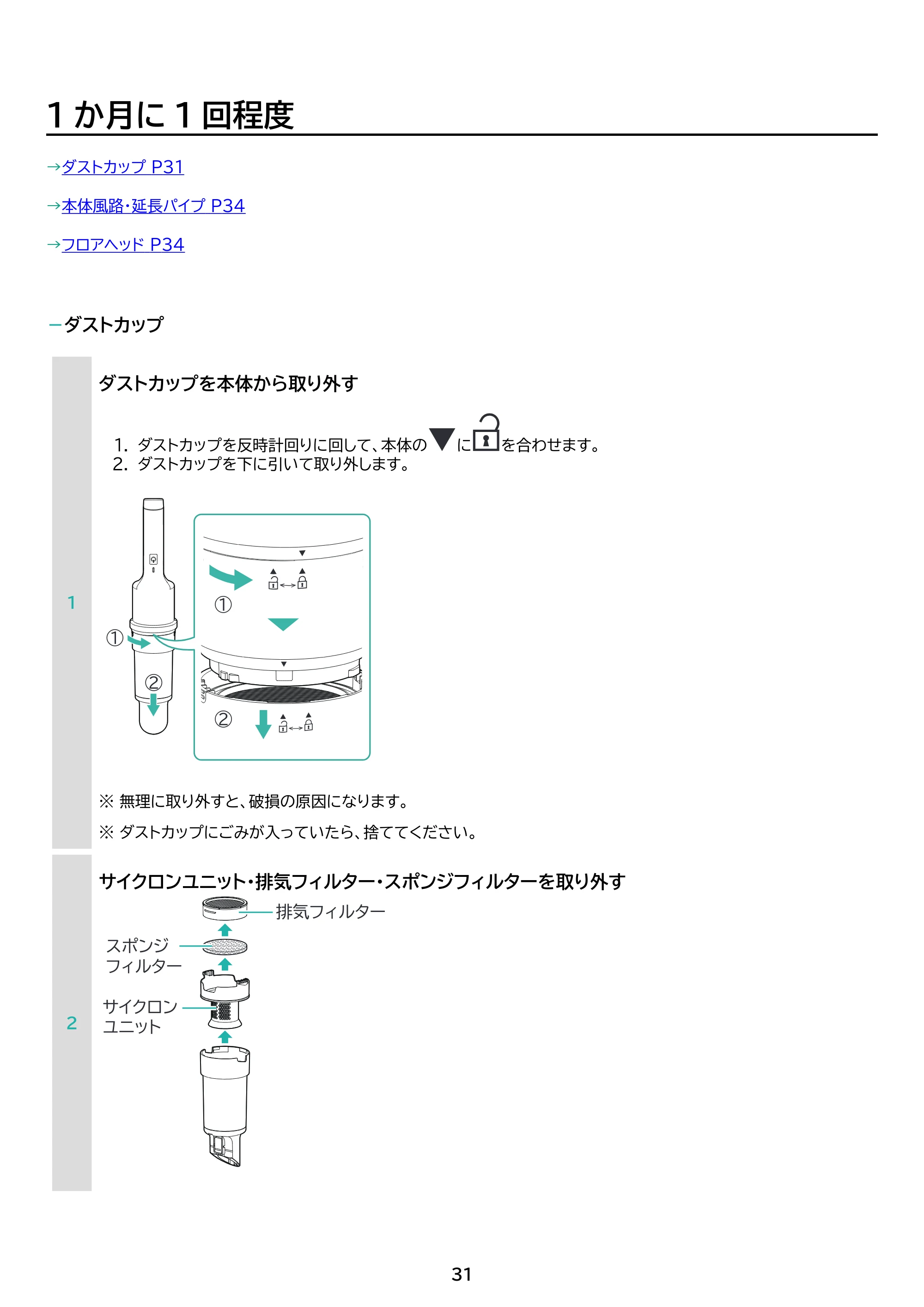 アイリスオーヤマ SCD-220 取扱説明書 — 原本ページ — 31ページ
