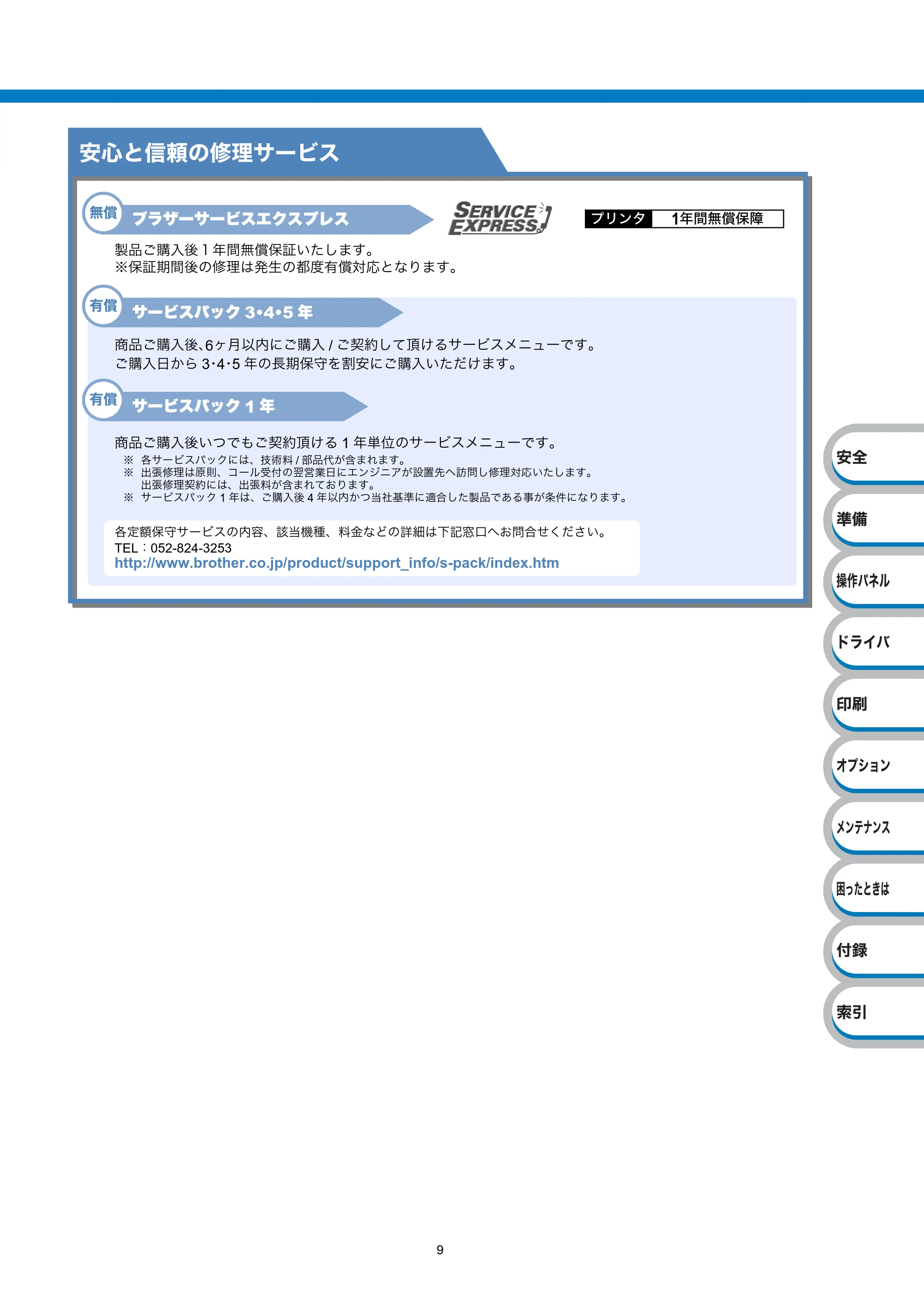 ブラザー HL-5380DN ユーザーズガイド ~基本編~ — 原本ページ — 9ページ