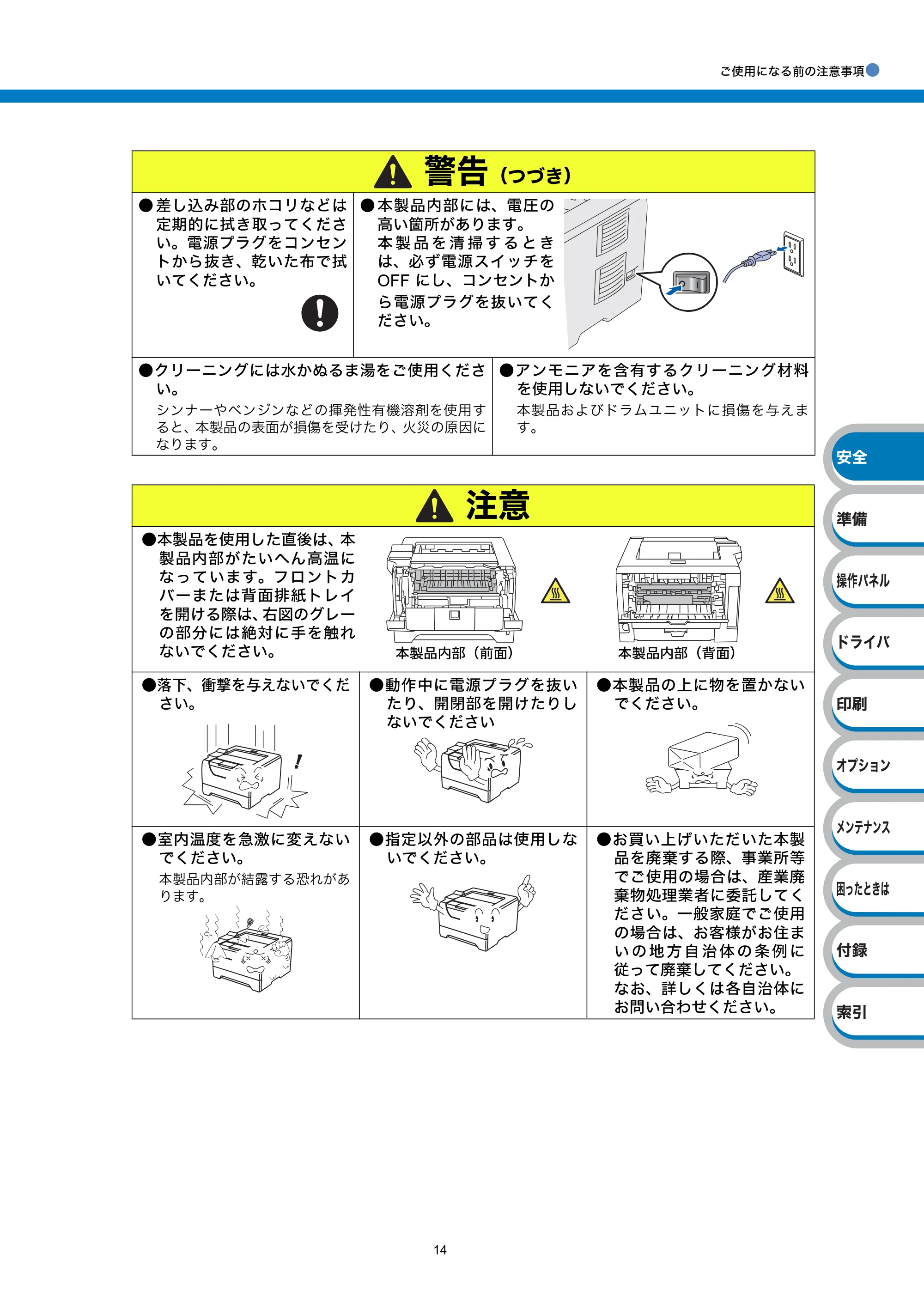 ブラザー HL-5380DN ユーザーズガイド ~基本編~ — 原本ページ — 14ページ