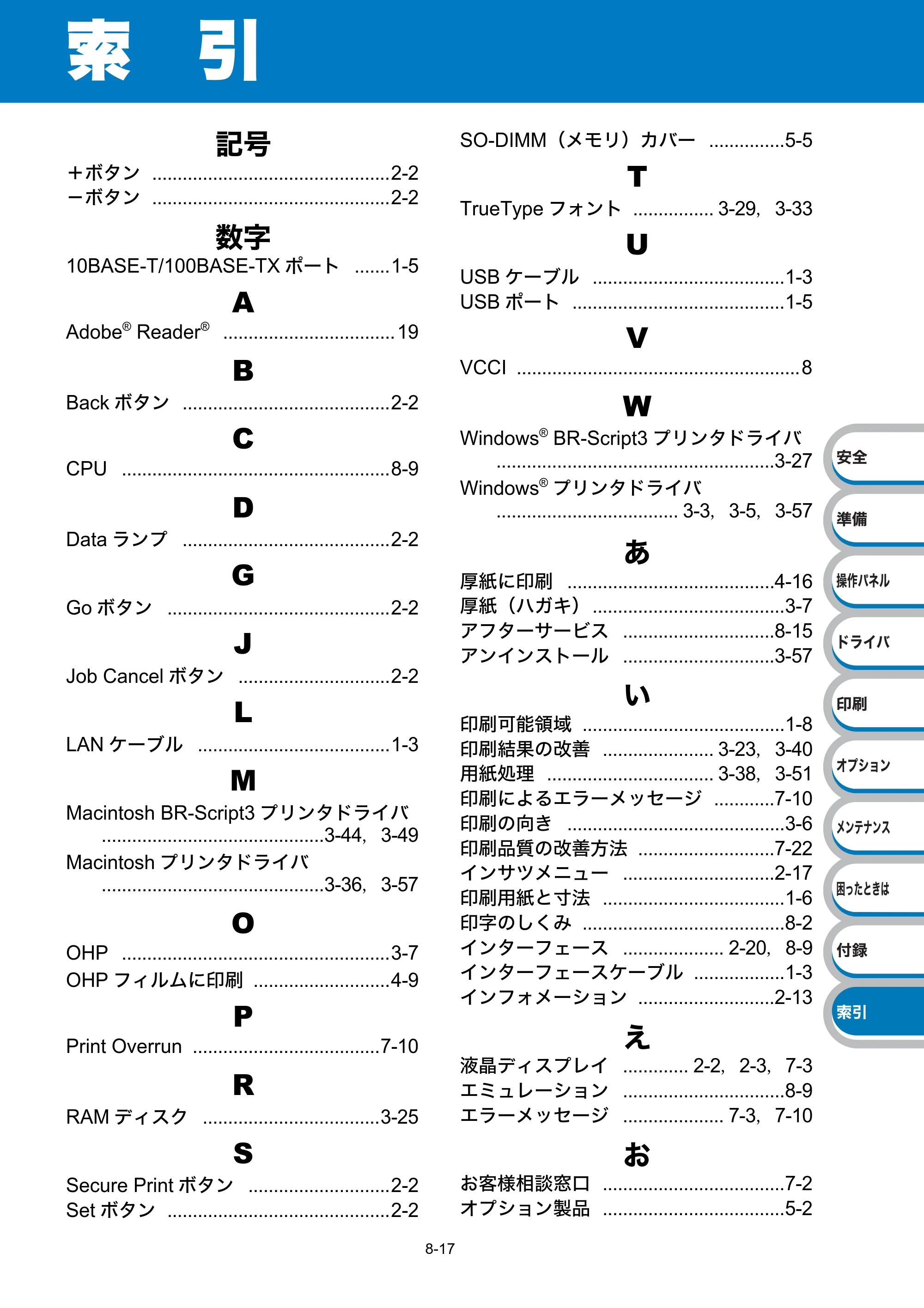 ブラザー HL-5380DN ユーザーズガイド ～基本編～ — 原本ページ — 244ページ