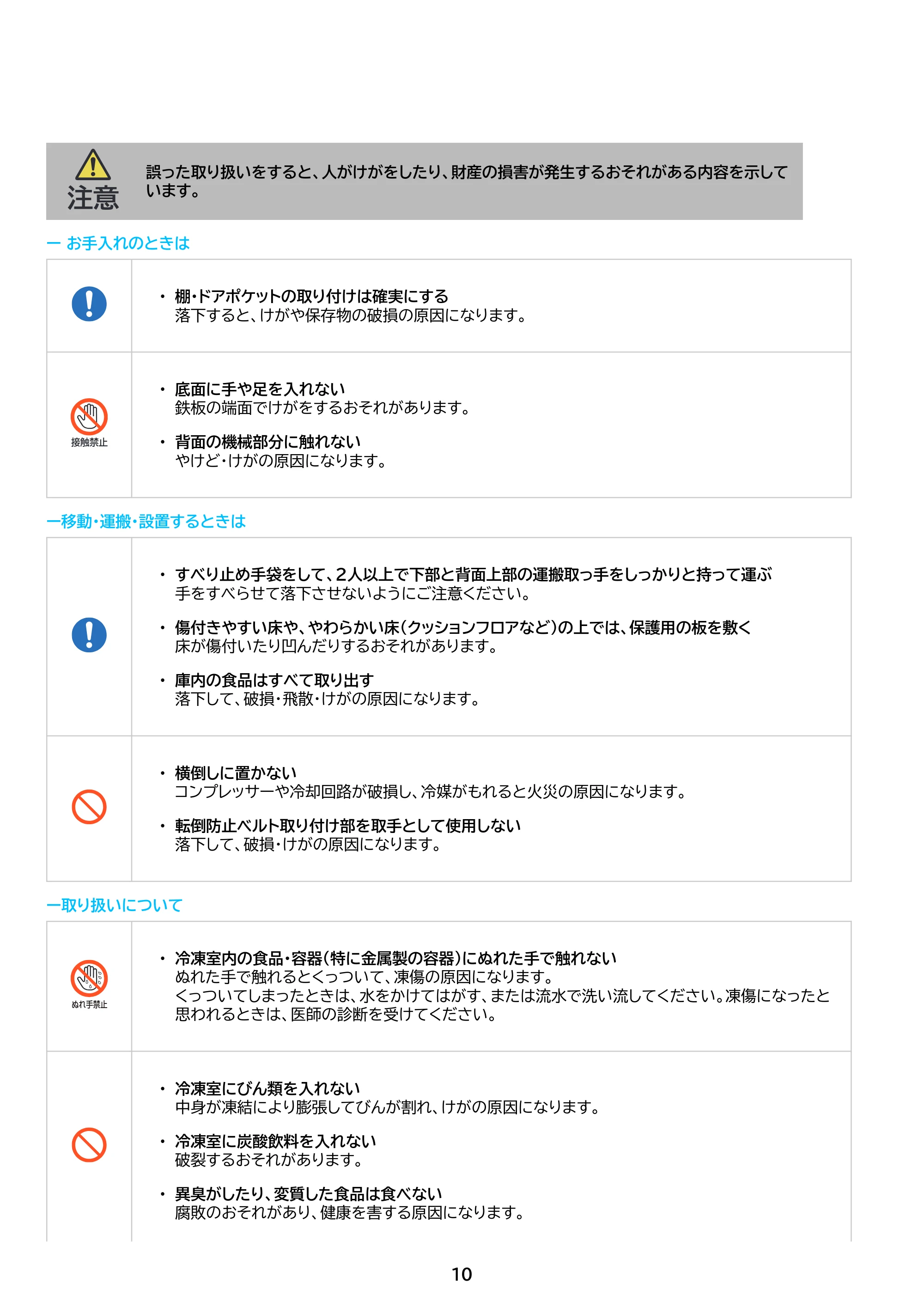 アイリスオーヤマ IRSN-37A 取扱説明書 — 原本ページ — 10ページ