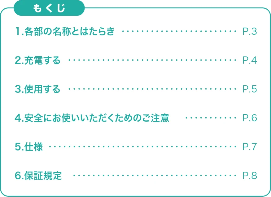 サンワサプライ 800-LED102W 取扱説明書 — 図版 2-1 — 2ページ