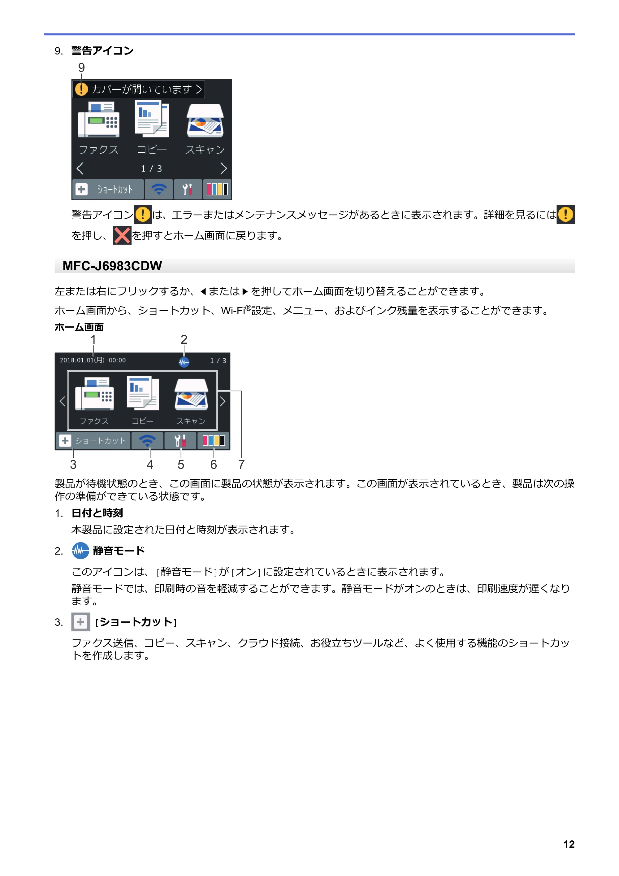 ブラザー MFC-J6583CDW / MFC-J6983CDW オンラインユーザーズガイド（印刷用） — 原本ページ — 19ページ