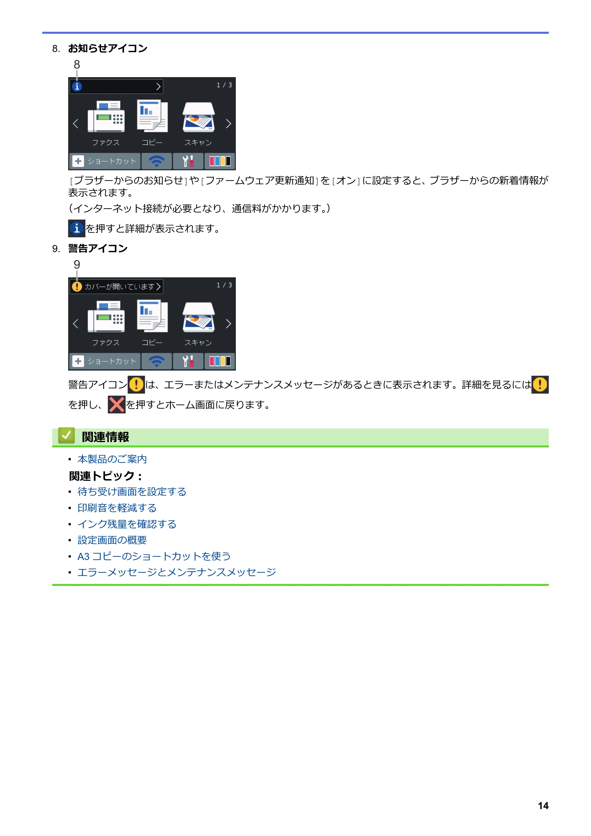 ブラザー MFC-J6583CDW / MFC-J6983CDW オンラインユーザーズガイド（印刷用） — 原本ページ — 21ページ