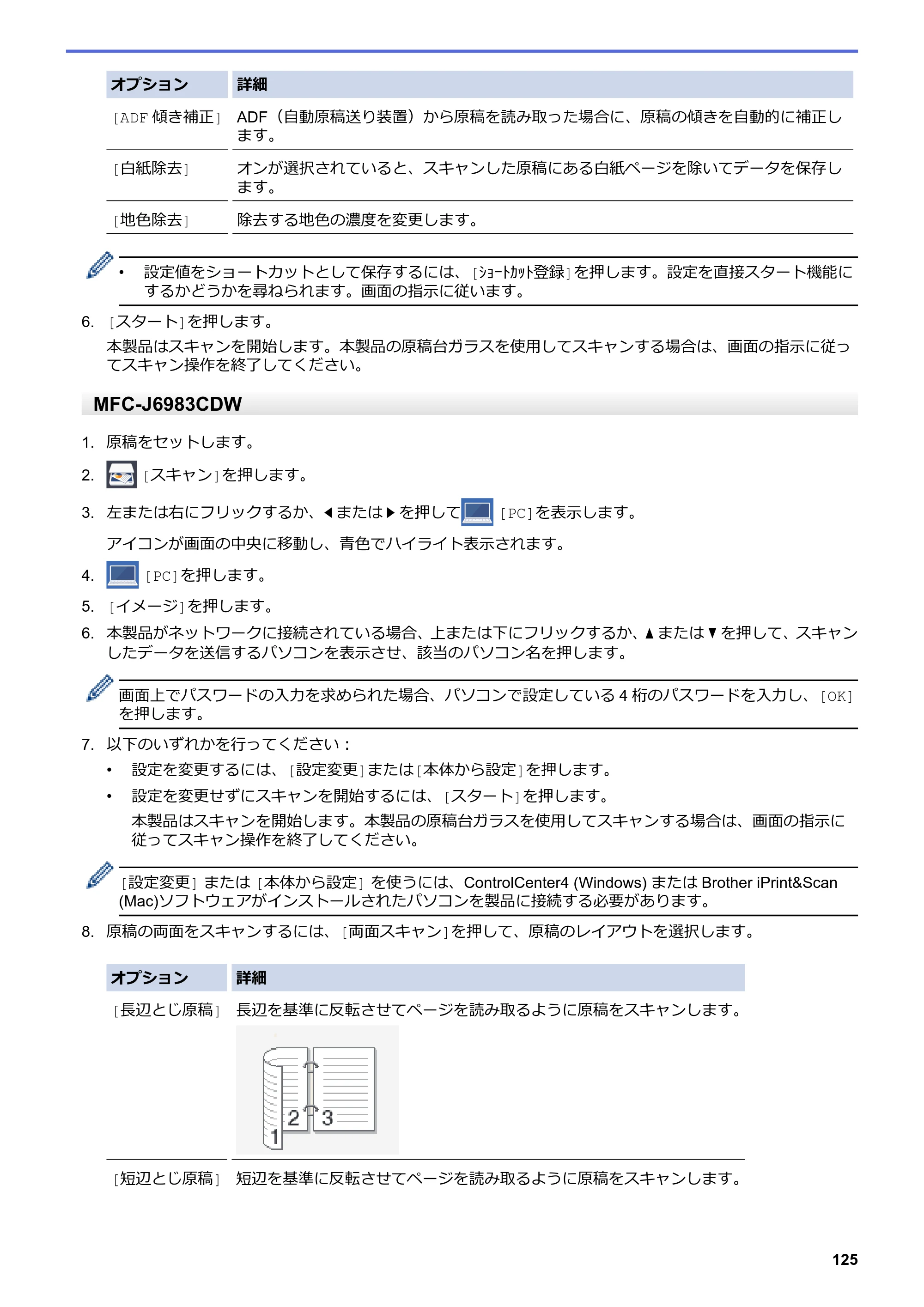 ブラザー MFC-J6583CDW / MFC-J6983CDW オンラインユーザーズガイド（印刷用） — 原本ページ — 132ページ