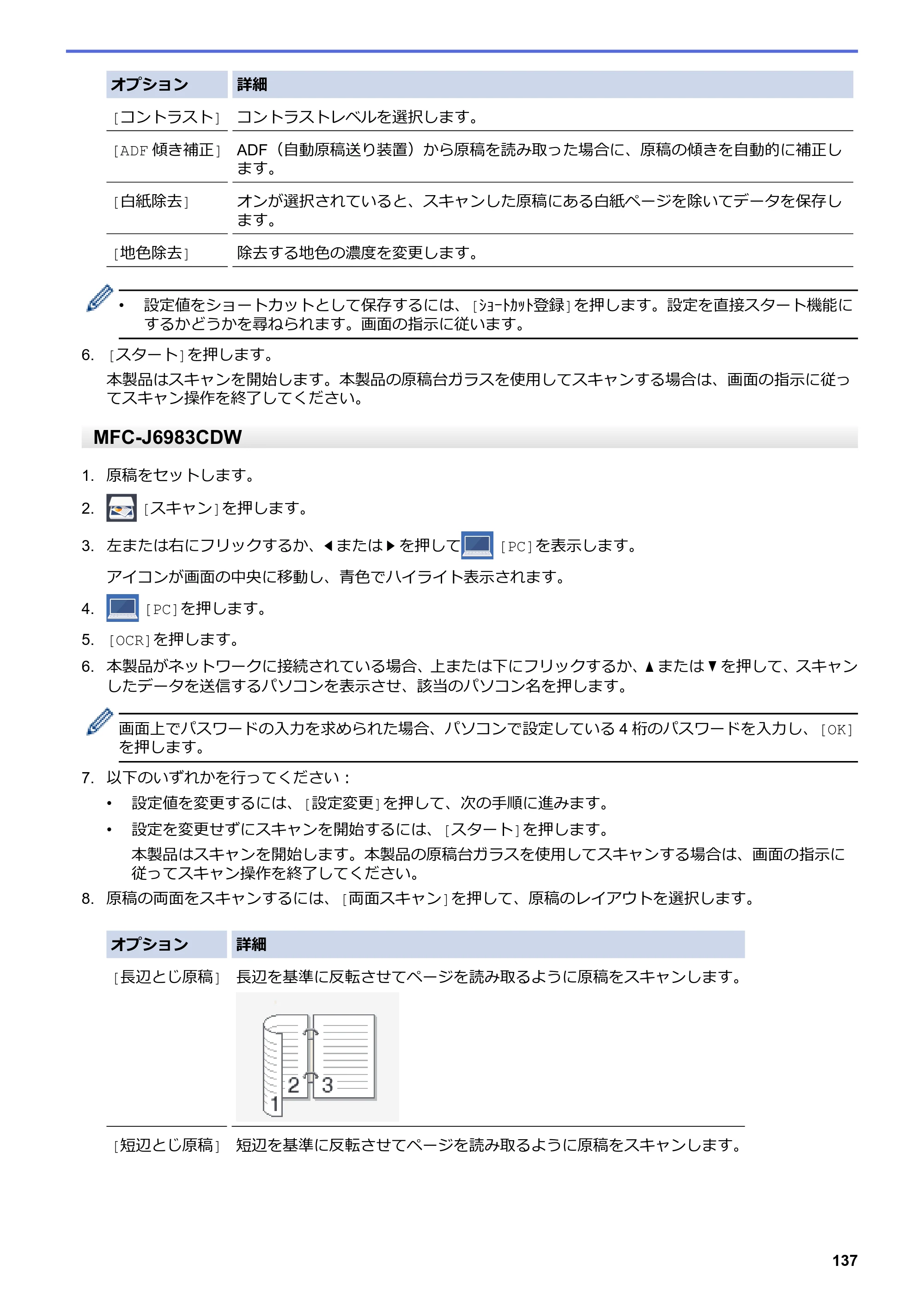 ブラザー MFC-J6583CDW / MFC-J6983CDW オンラインユーザーズガイド（印刷用） — 原本ページ — 144ページ