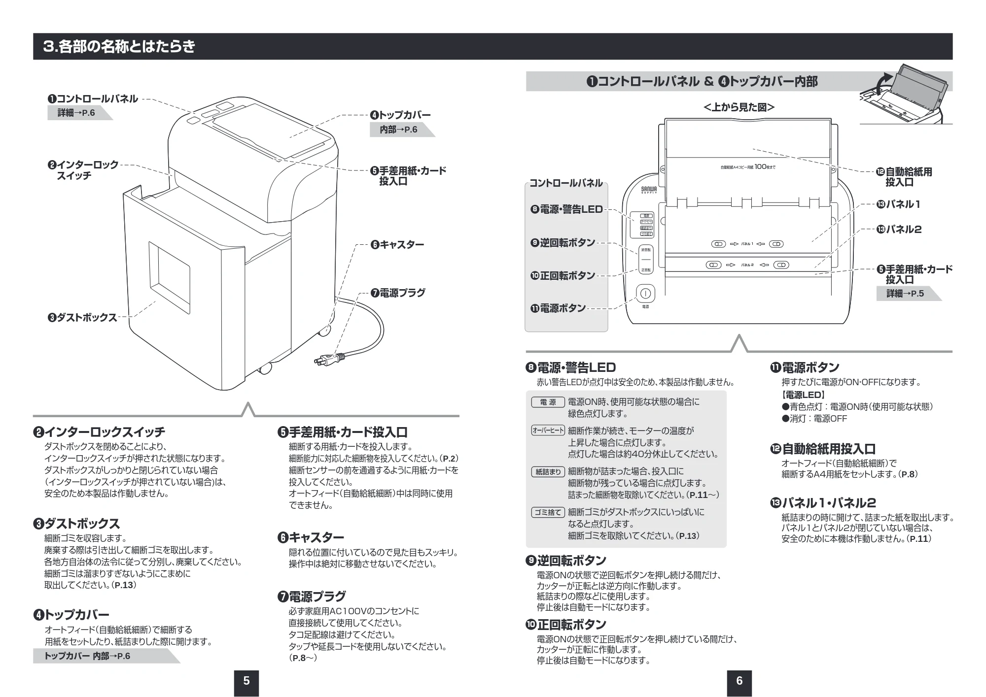 サンワサプライ PSD-C100AT 取扱説明書 — 原本ページ — 4ページ