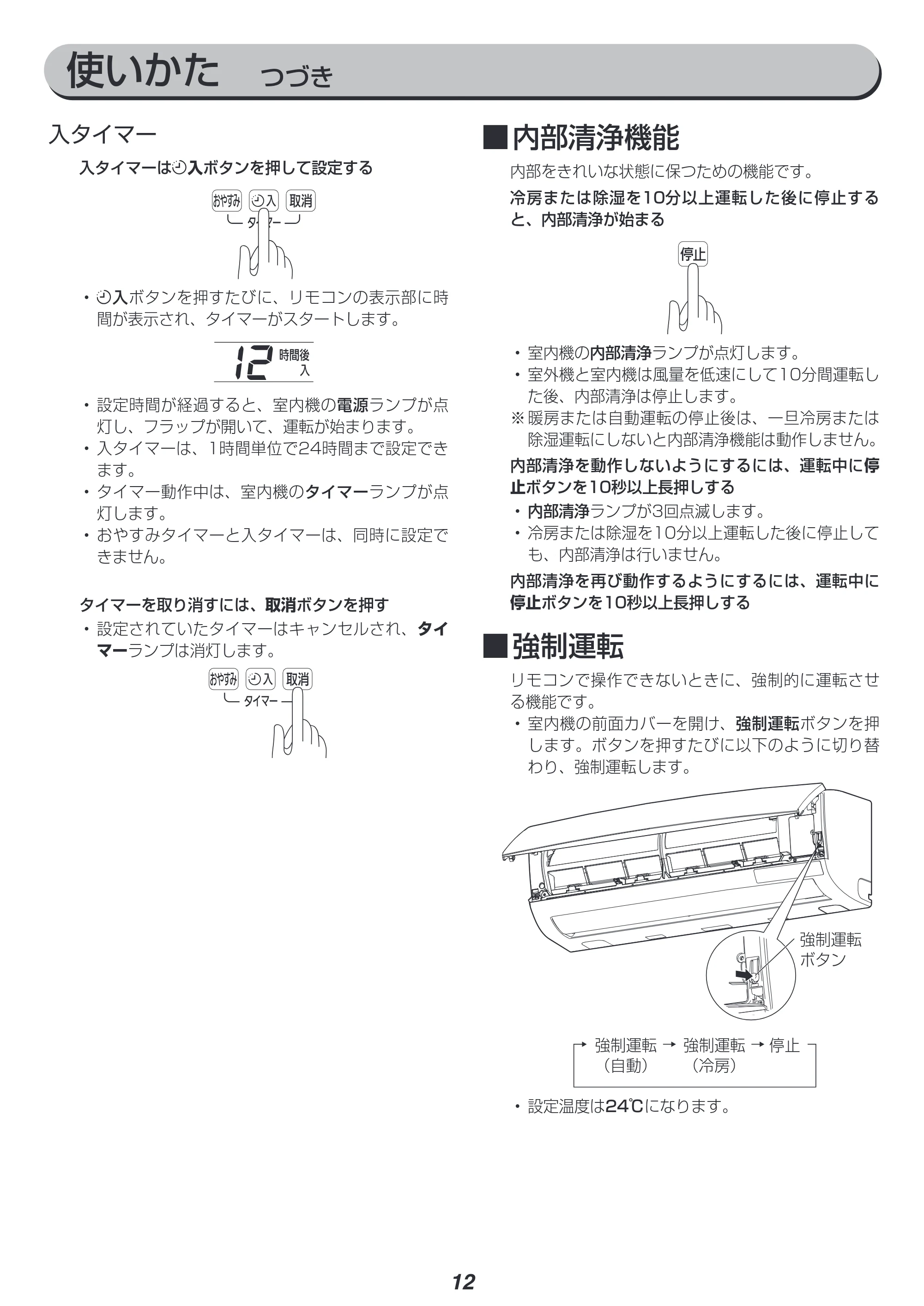 アイリスオーヤマ IRA-2803R 取扱説明書 — 原本ページ — 12ページ