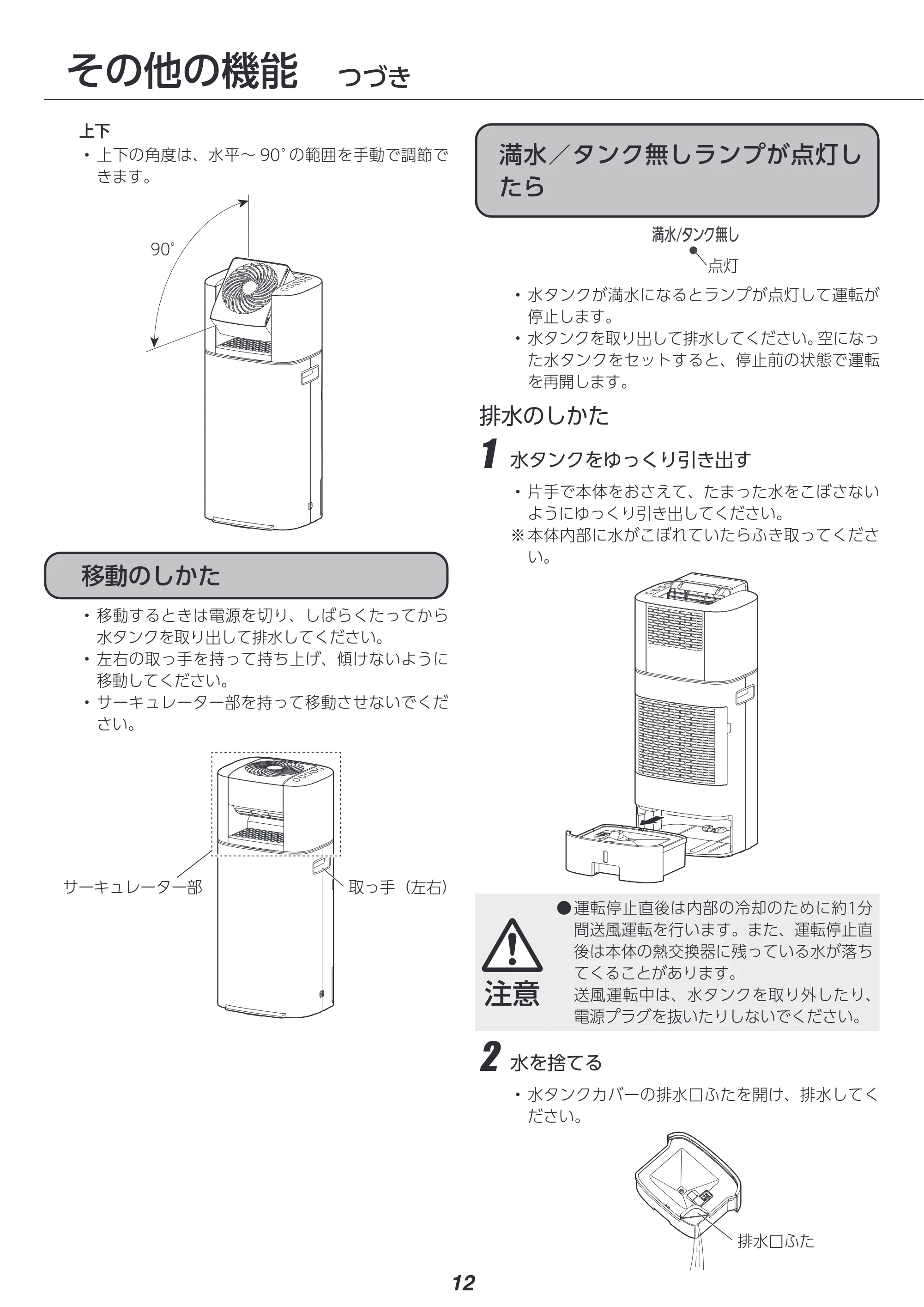 アイリスオーヤマ KIJDC-P60 取扱説明書 — 原本ページ — 12ページ