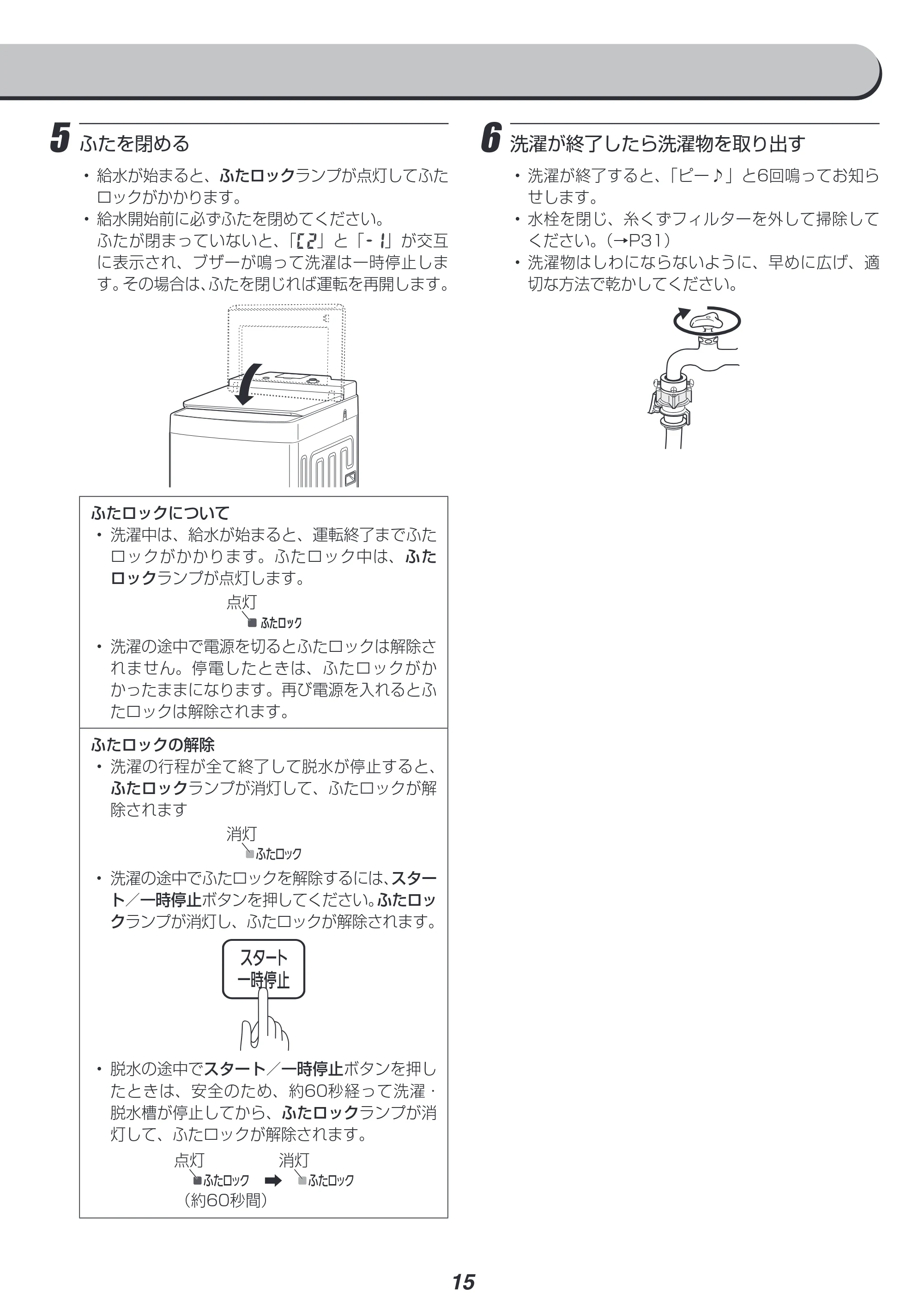 アイリスオーヤマ KAW-100A 取扱説明書 — 原本ページ — 15ページ