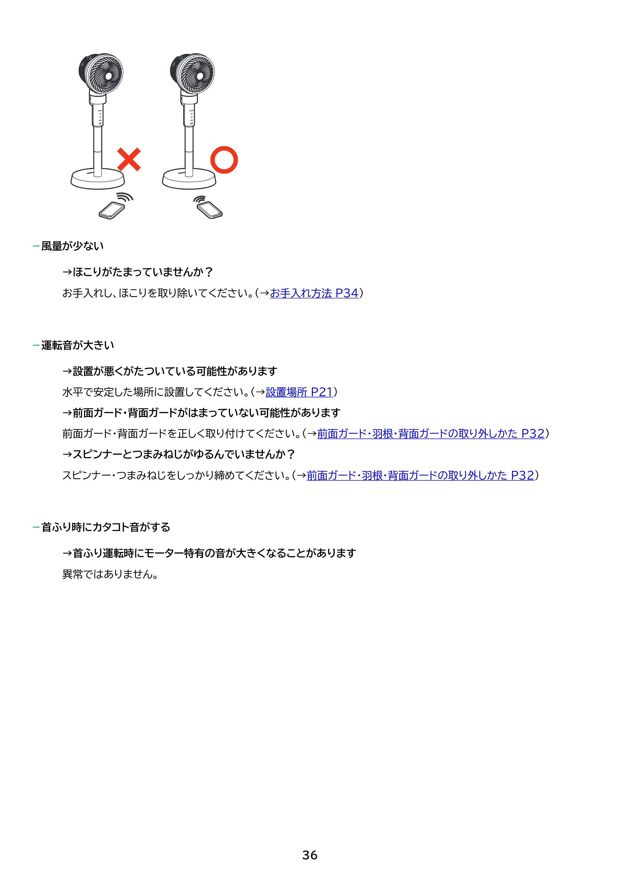アイリスオーヤマ STF-DC15TEC 取扱説明書 — 原本ページ — 36ページ