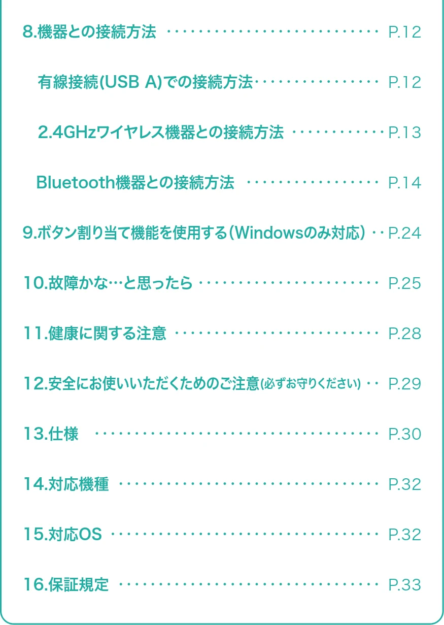 サンワサプライ 400-MAWBS237BK 取扱説明書 — 図版 3-1 — 3ページ