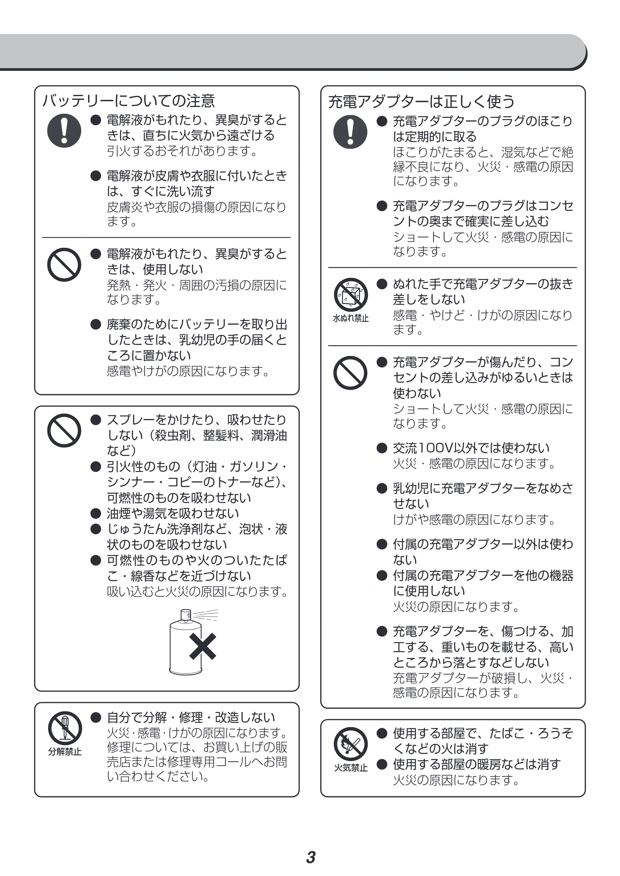 アイリスオーヤマ IC-R01 取扱説明書 — 原本ページ — 3ページ