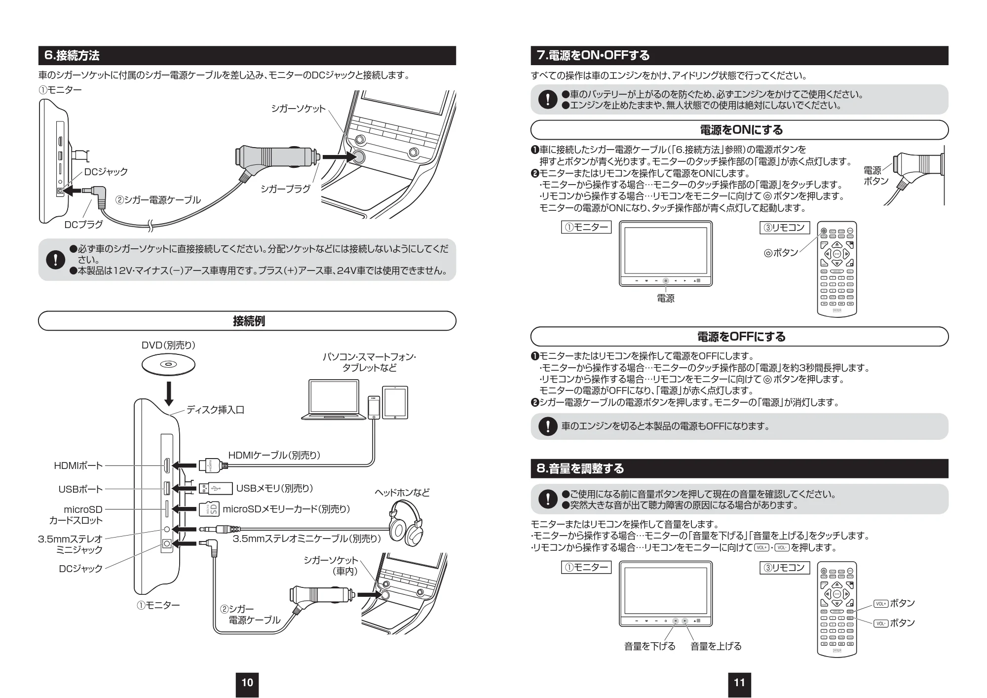 サンワサプライ INCAR-003SET 取扱説明書 — 原本ページ — 6ページ
