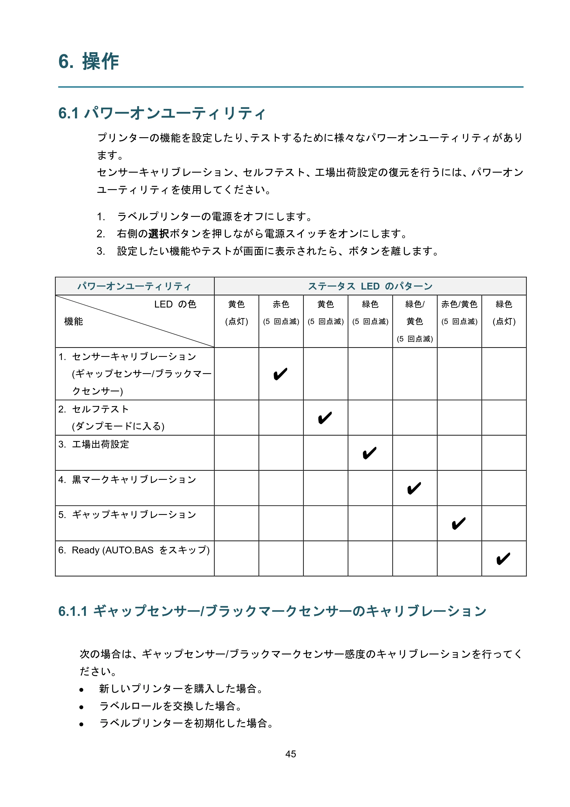 ブラザー TJ-4021TN / TJ-4121TN / TJ-4121TNR ユーザーズガイド — 6. 操作 — 原本ページ — 49ページ