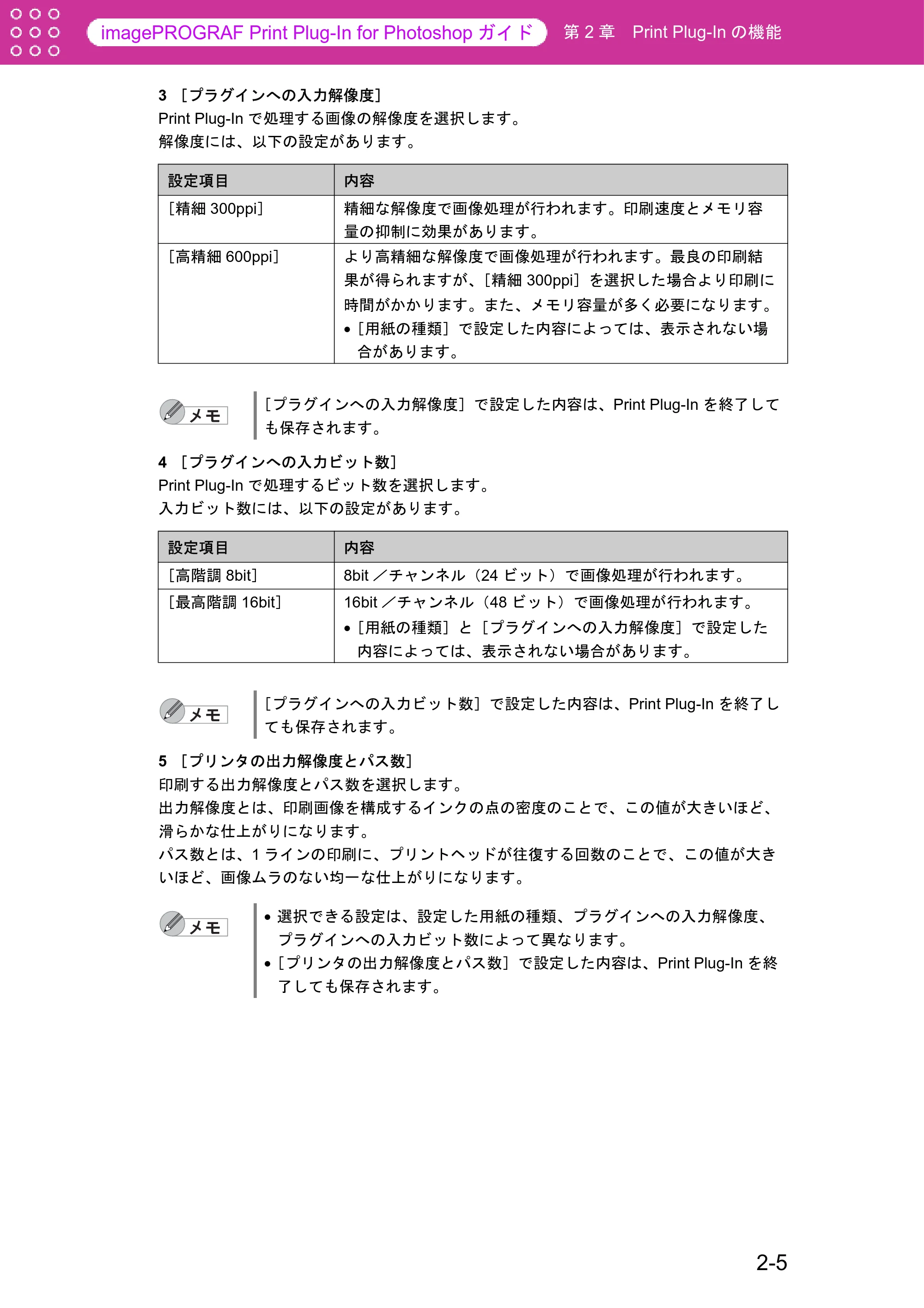 キヤノン W6400 Print Plug-ln for PhotoShop(Windows用) (PDF形式/9.91Mバイト) — 原本ページ — 15ページ