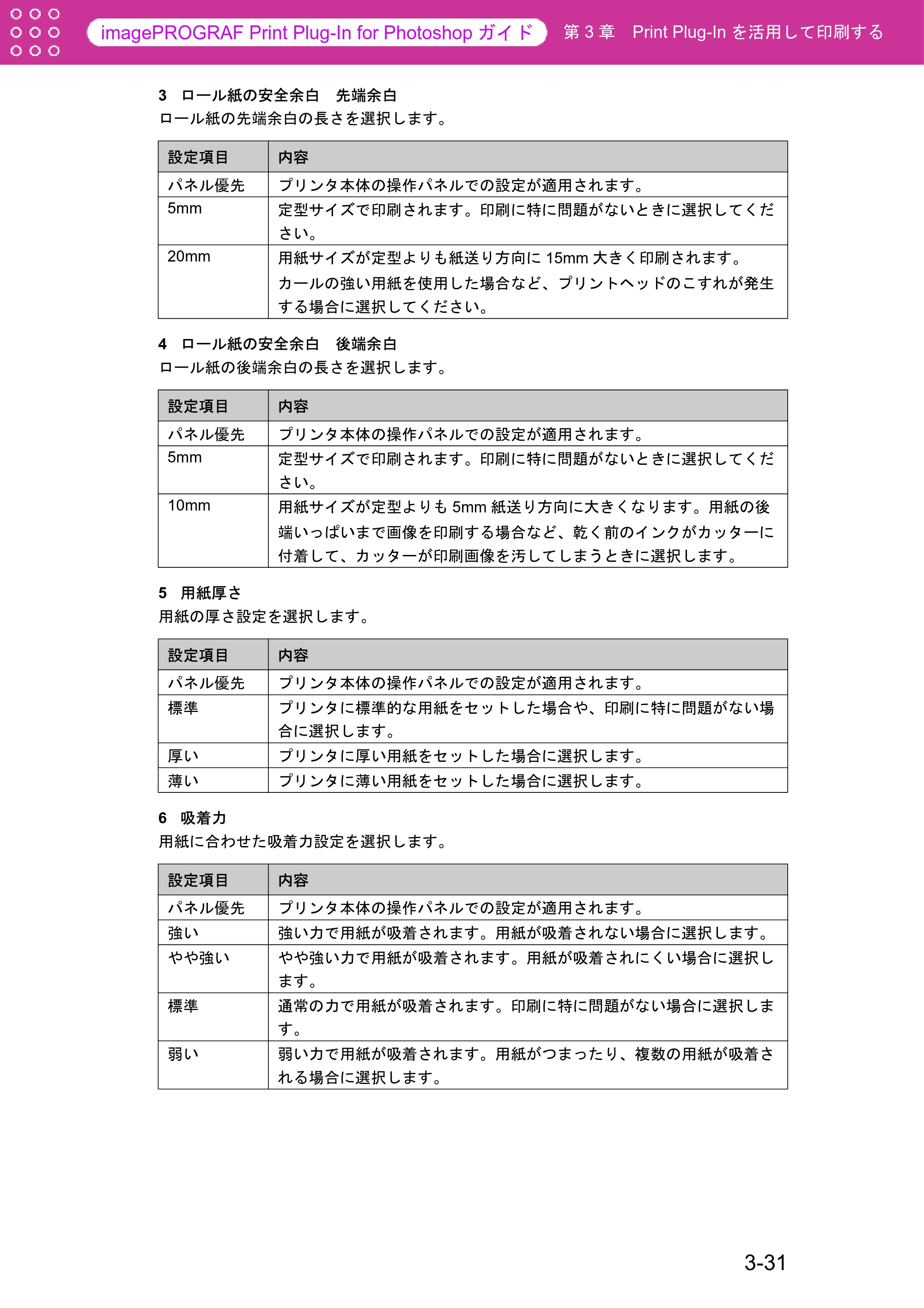 キヤノン W6400 Print Plug-ln for PhotoShop(Windows用) (PDF形式/9.91Mバイト) — 原本ページ — 55ページ