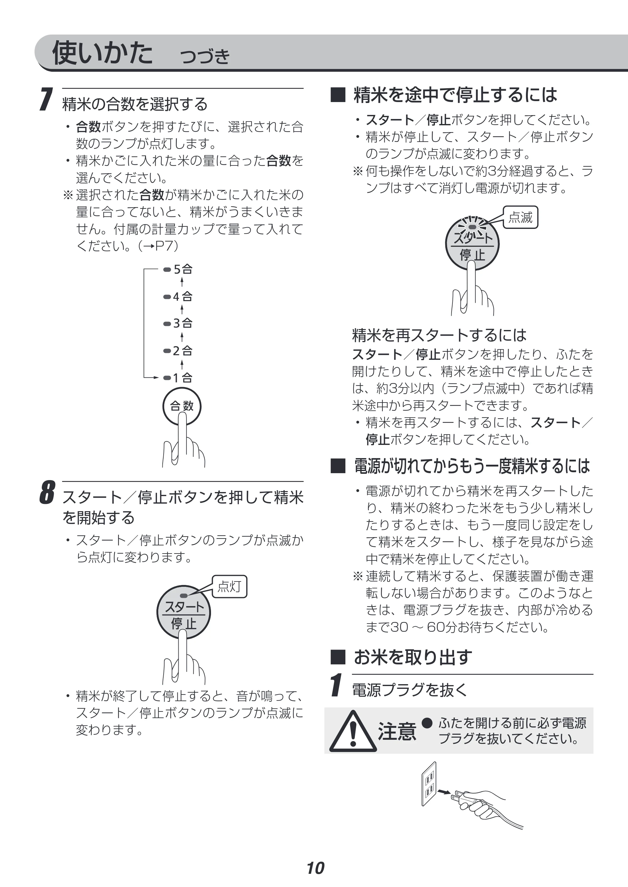 アイリスオーヤマ RCI-A5 取扱説明書 — 原本ページ — 10ページ