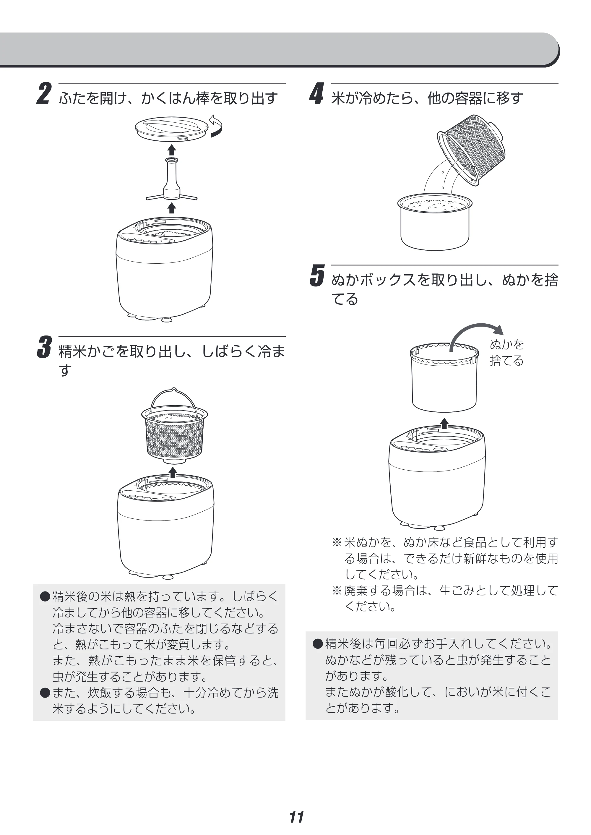 アイリスオーヤマ RCI-A5 取扱説明書 — 原本ページ — 11ページ