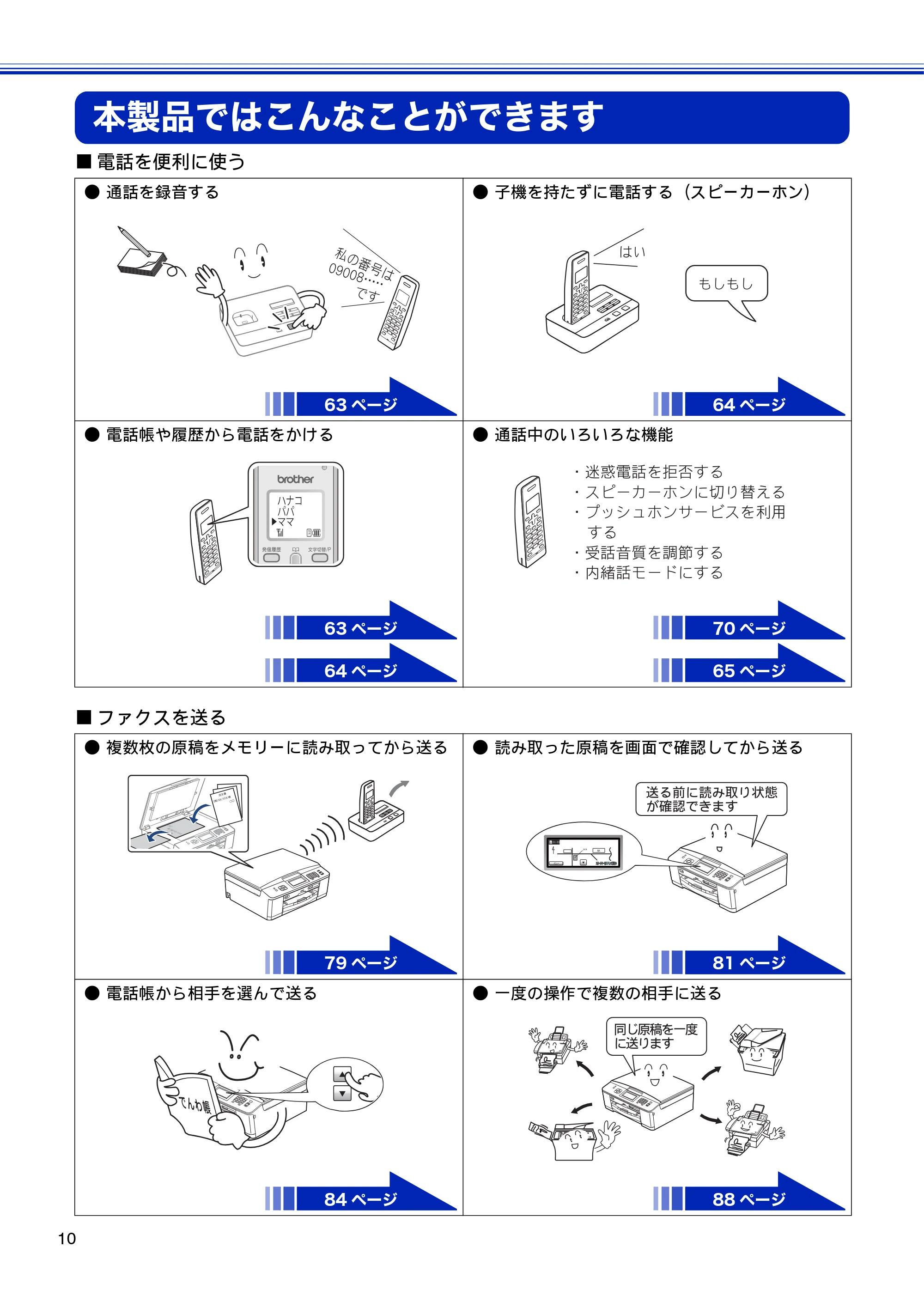 ブラザー MFC-J810DN/ MFC-J810DWN / MFC-J860DN/ MFC-J860DWN ユーザーズガイド ～基本編～ — 本製品ではこんなことができます — 原本ページ — 12ページ