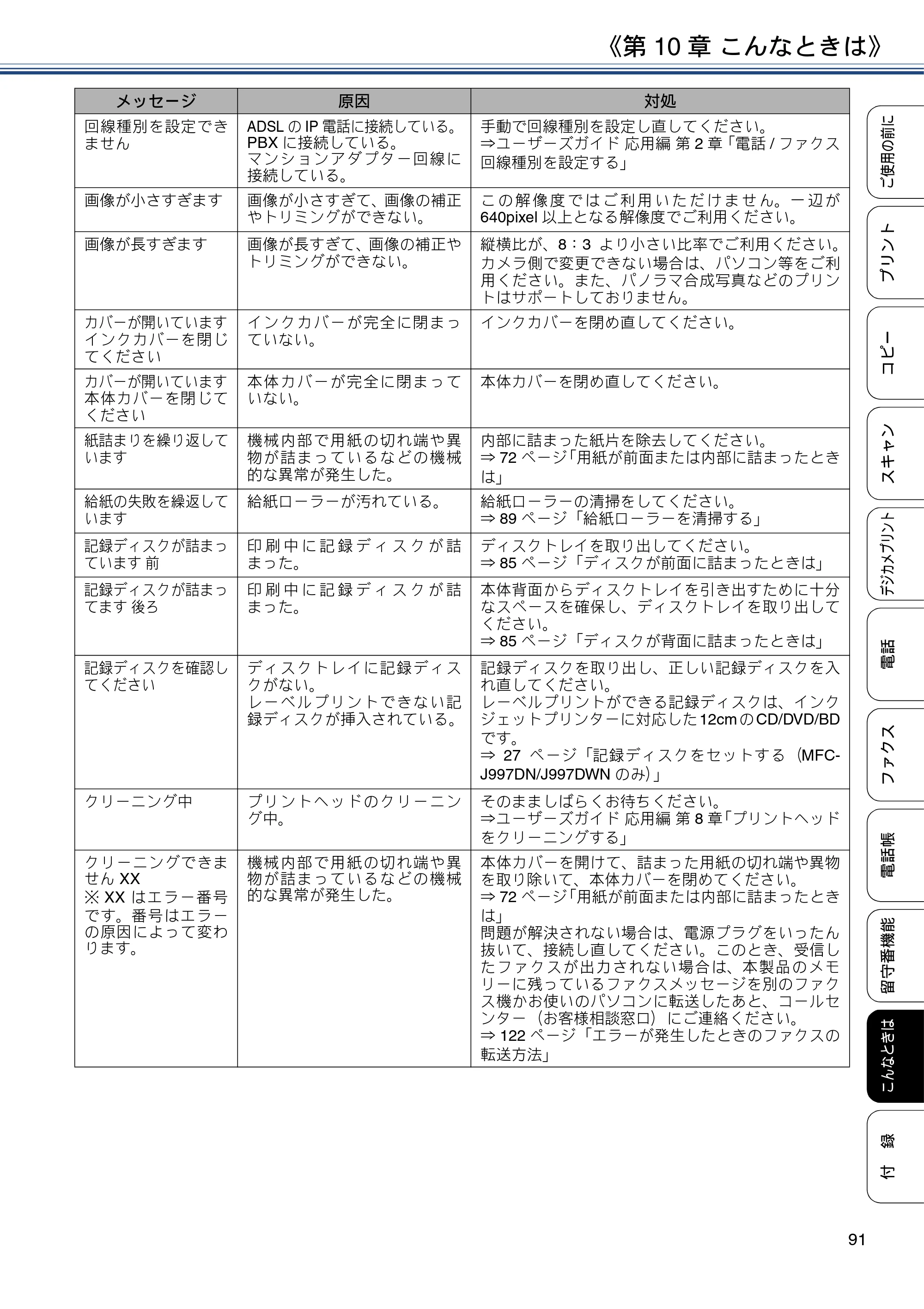 ブラザー MFC-J997DN / MFC-J997DWN / MFC-J737DN / MFC-J737DWN ユーザーズガイド ～基本編～ — 原本ページ — 91ページ