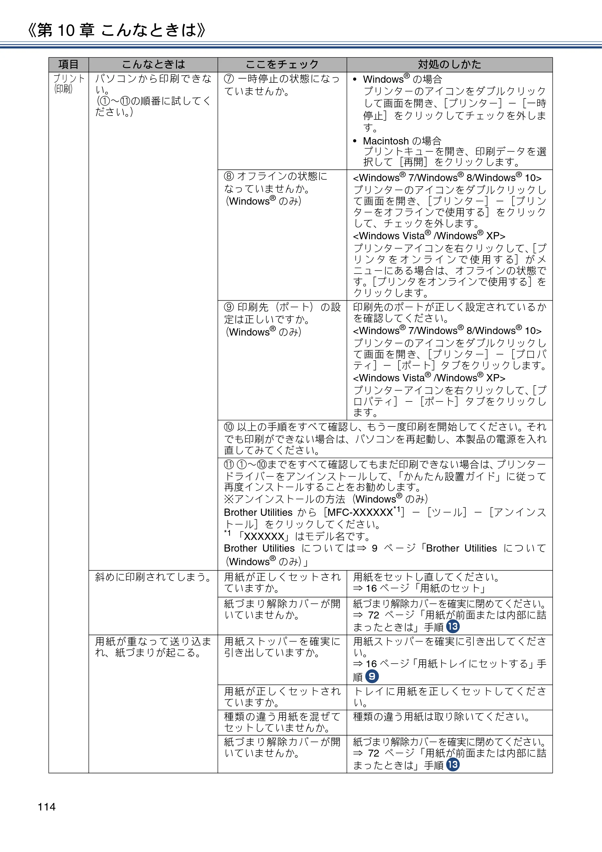 ブラザー MFC-J997DN / MFC-J997DWN / MFC-J737DN / MFC-J737DWN ユーザーズガイド ～基本編～ — 原本ページ — 114ページ