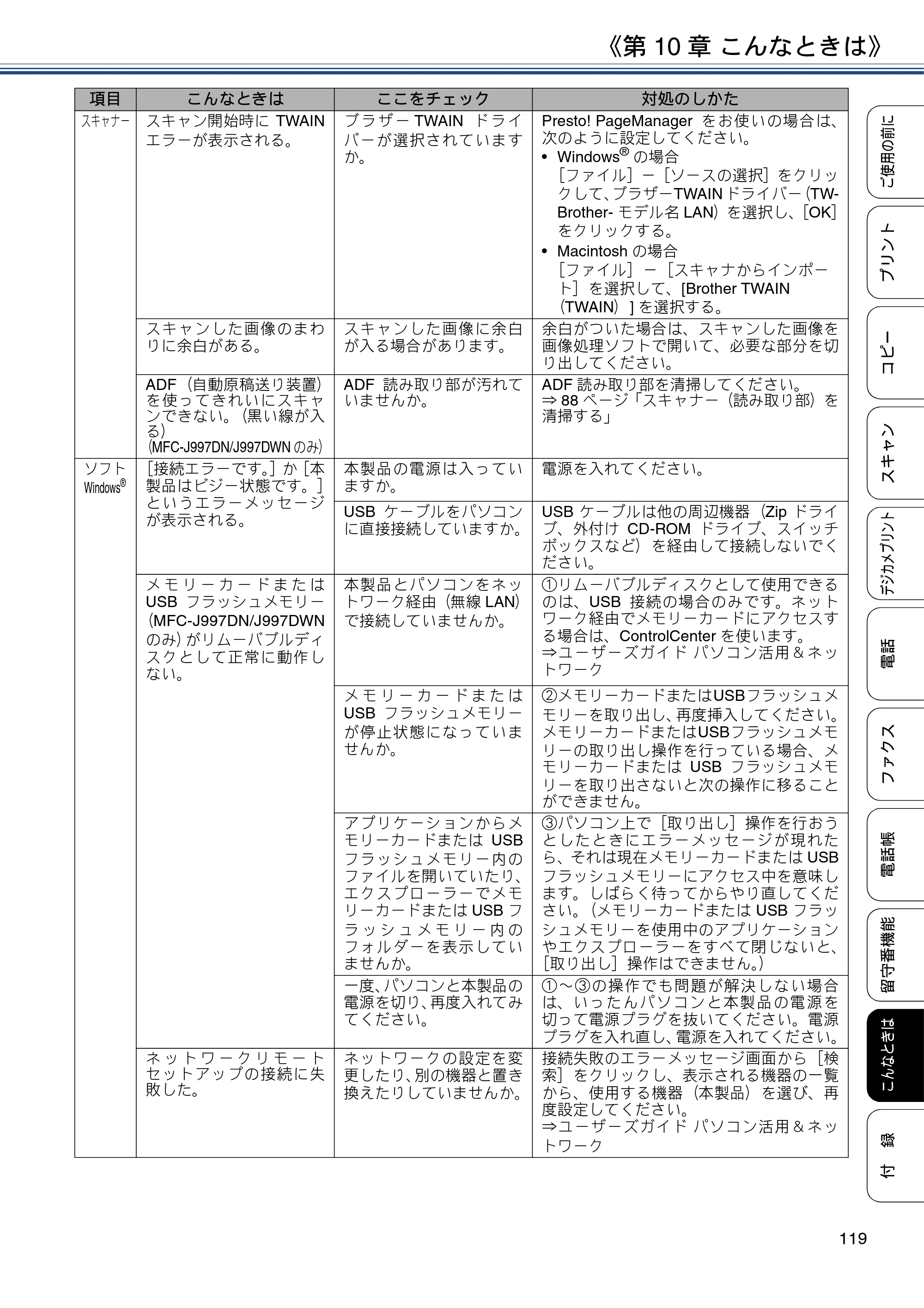 ブラザー MFC-J997DN / MFC-J997DWN / MFC-J737DN / MFC-J737DWN ユーザーズガイド ～基本編～ — 原本ページ — 119ページ
