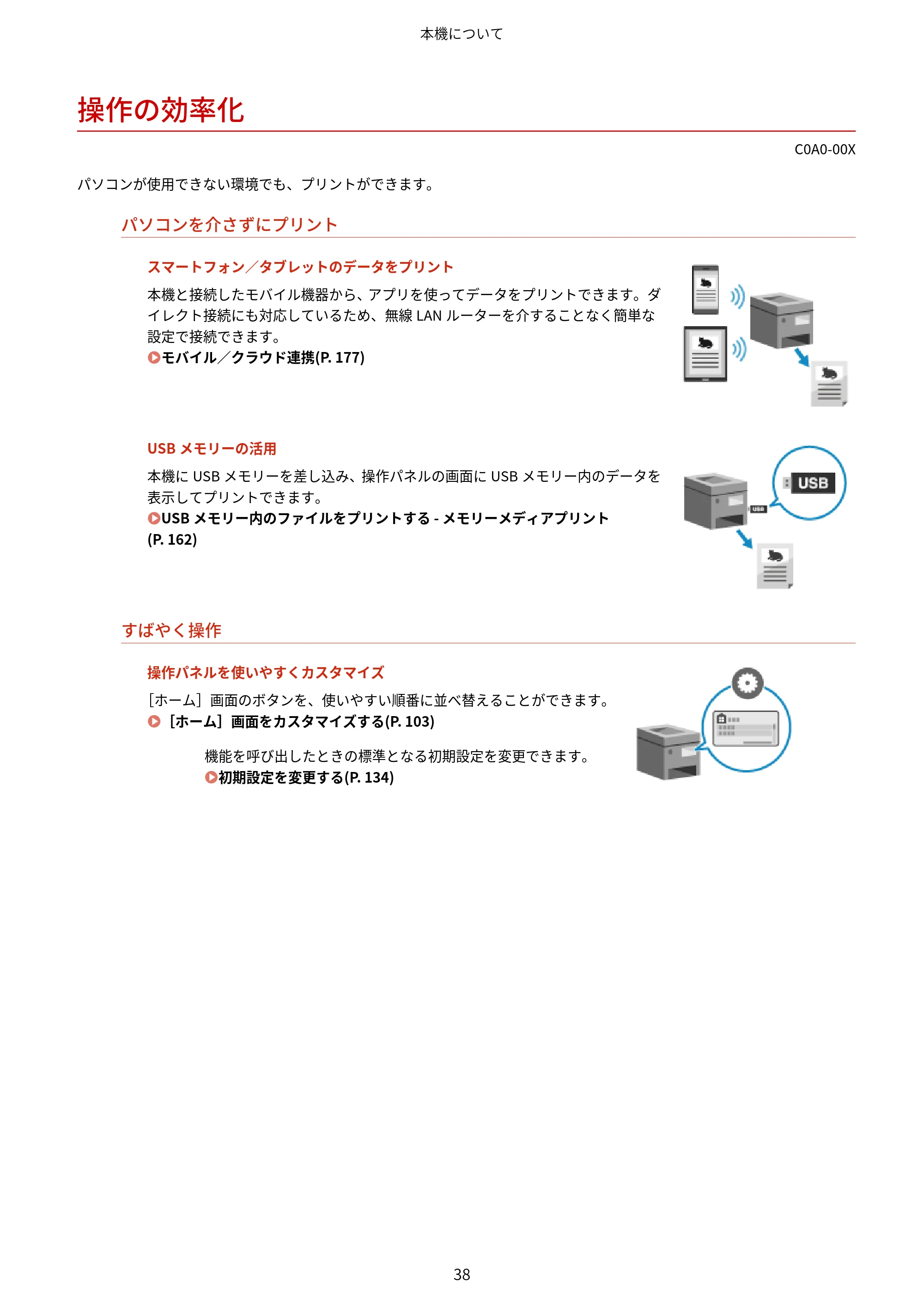 キヤノン LBP646C ユーザーズガイド 2026年6月25日更新(3.77 MB) — 操作の効率化 — 原本ページ — 46ページ