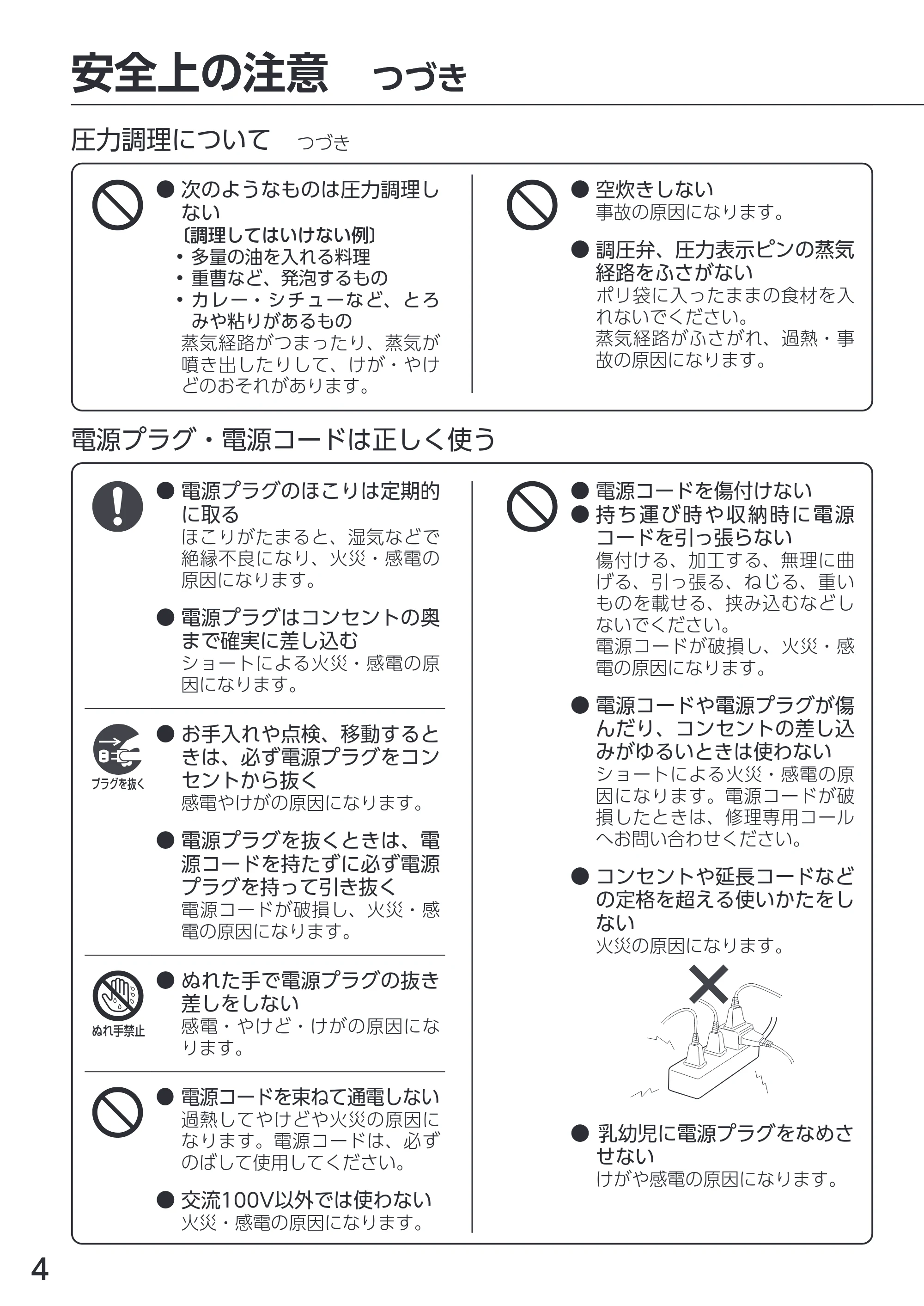 アイリスオーヤマ KPC-REMA3 取扱説明書 — 原本ページ — 4ページ