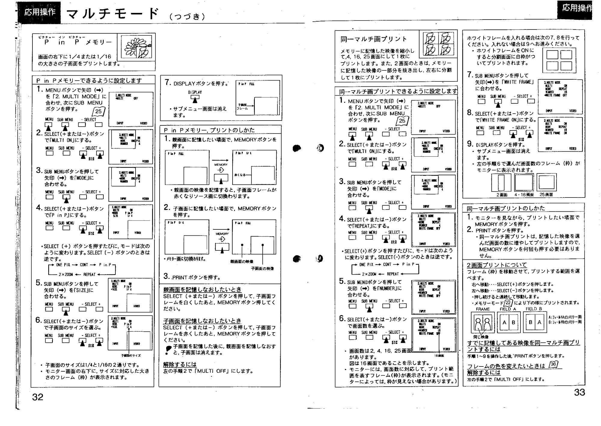 日立 VY300 取扱説明書 — P in Pメモリー — 原本ページ — 17ページ
