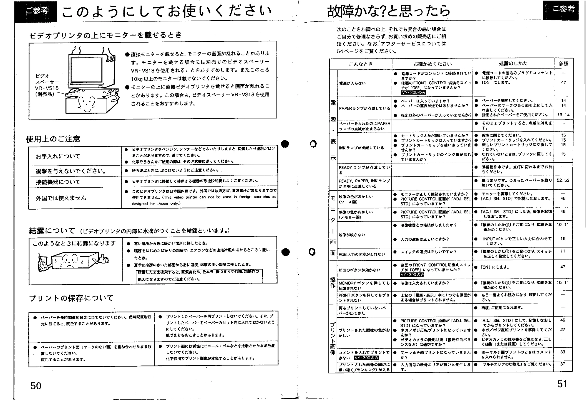 日立 VY300 取扱説明書 — このようにしてお使いください — 原本ページ — 26ページ