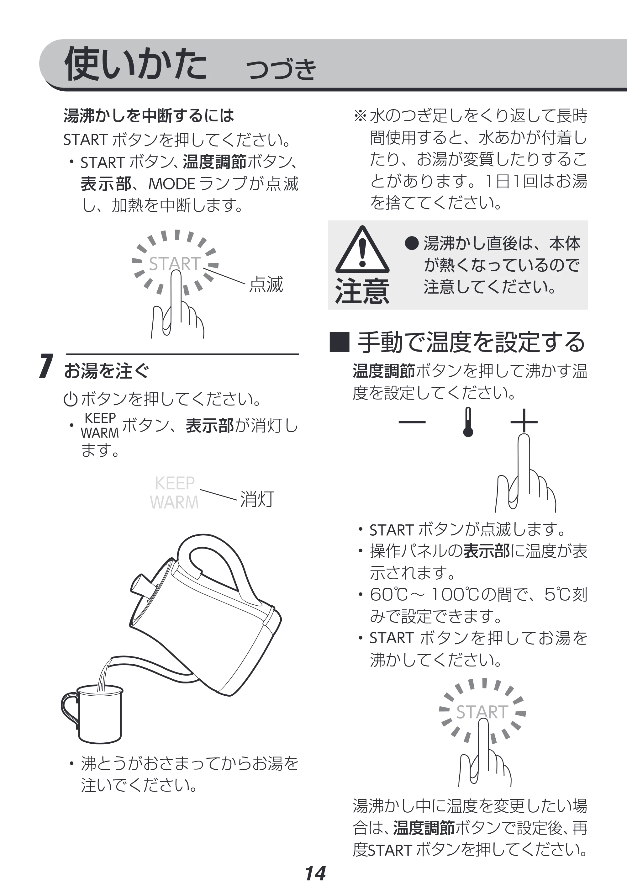 アイリスオーヤマ IKE-C601T-CW 取扱説明書 — 原本ページ — 14ページ