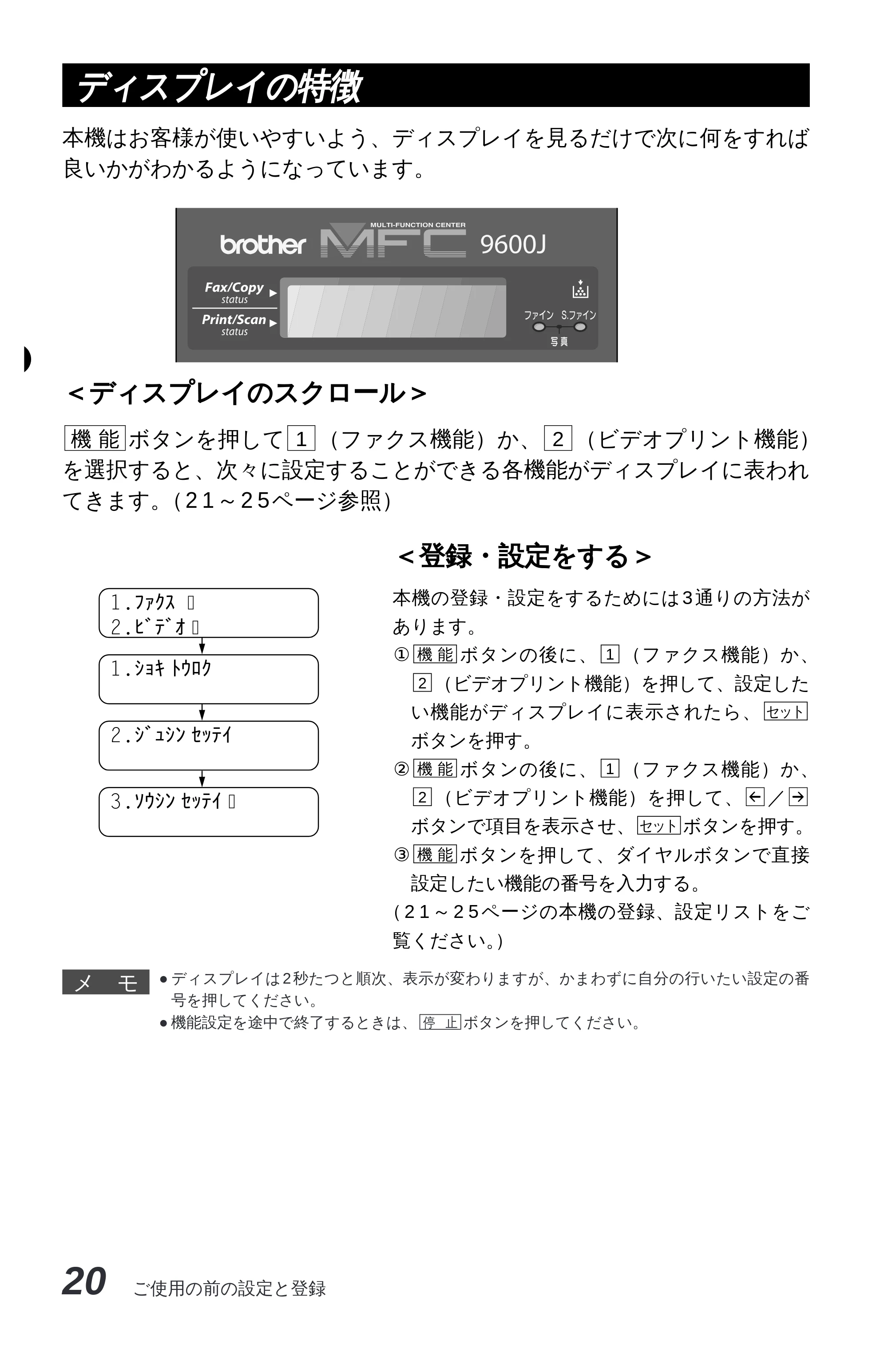 ブラザー MFC-9600J 取扱説明書(本体) — 原本ページ — 34ページ
