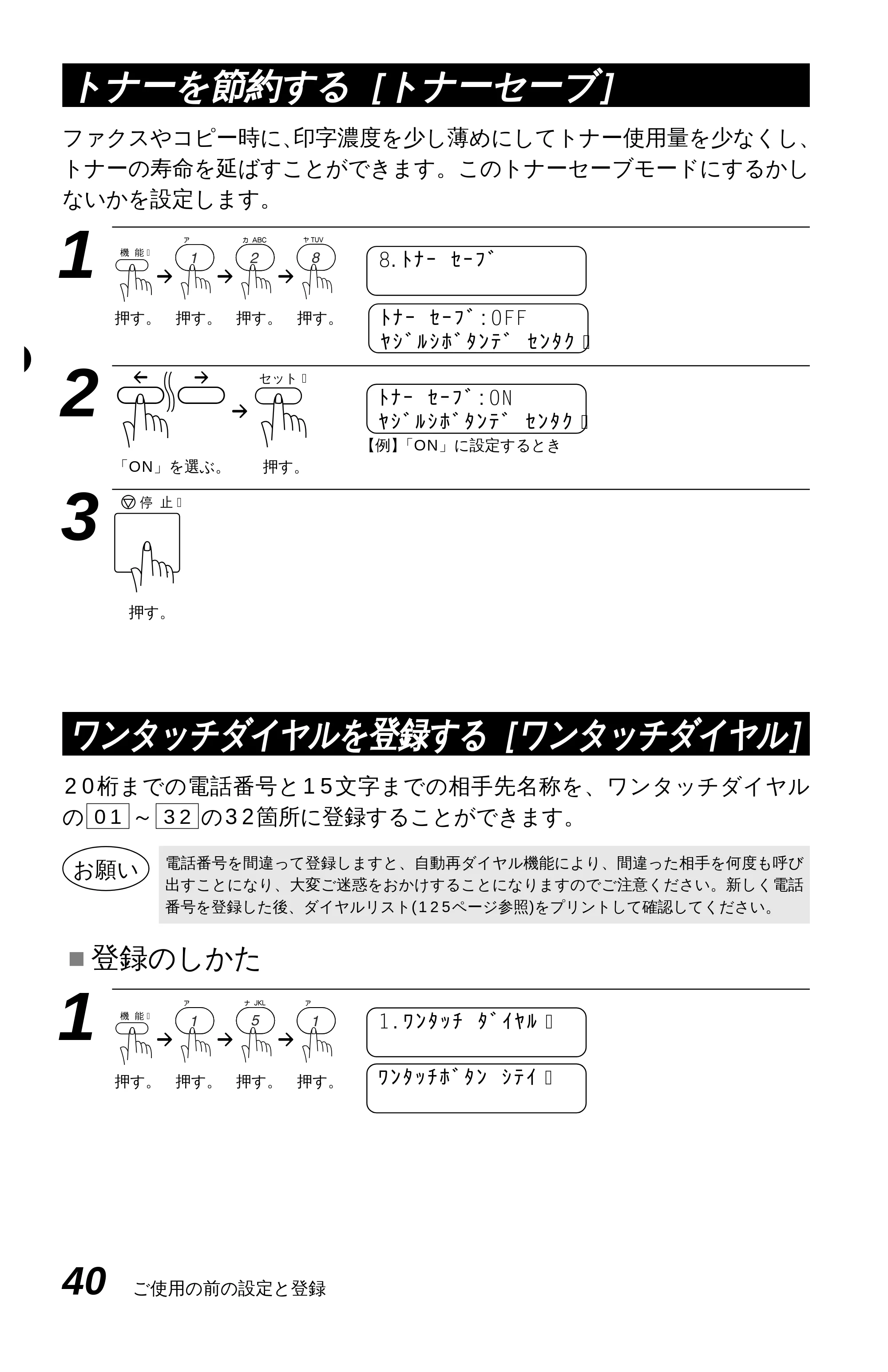 ブラザー MFC-9600J 取扱説明書(本体) — 原本ページ — 54ページ