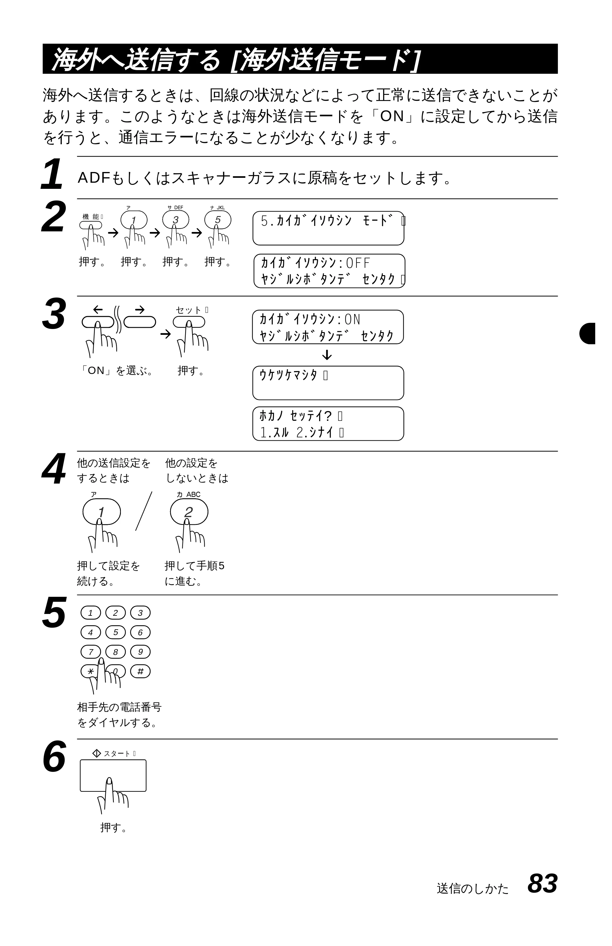 ブラザー MFC-9600J 取扱説明書(本体) — 原本ページ — 97ページ