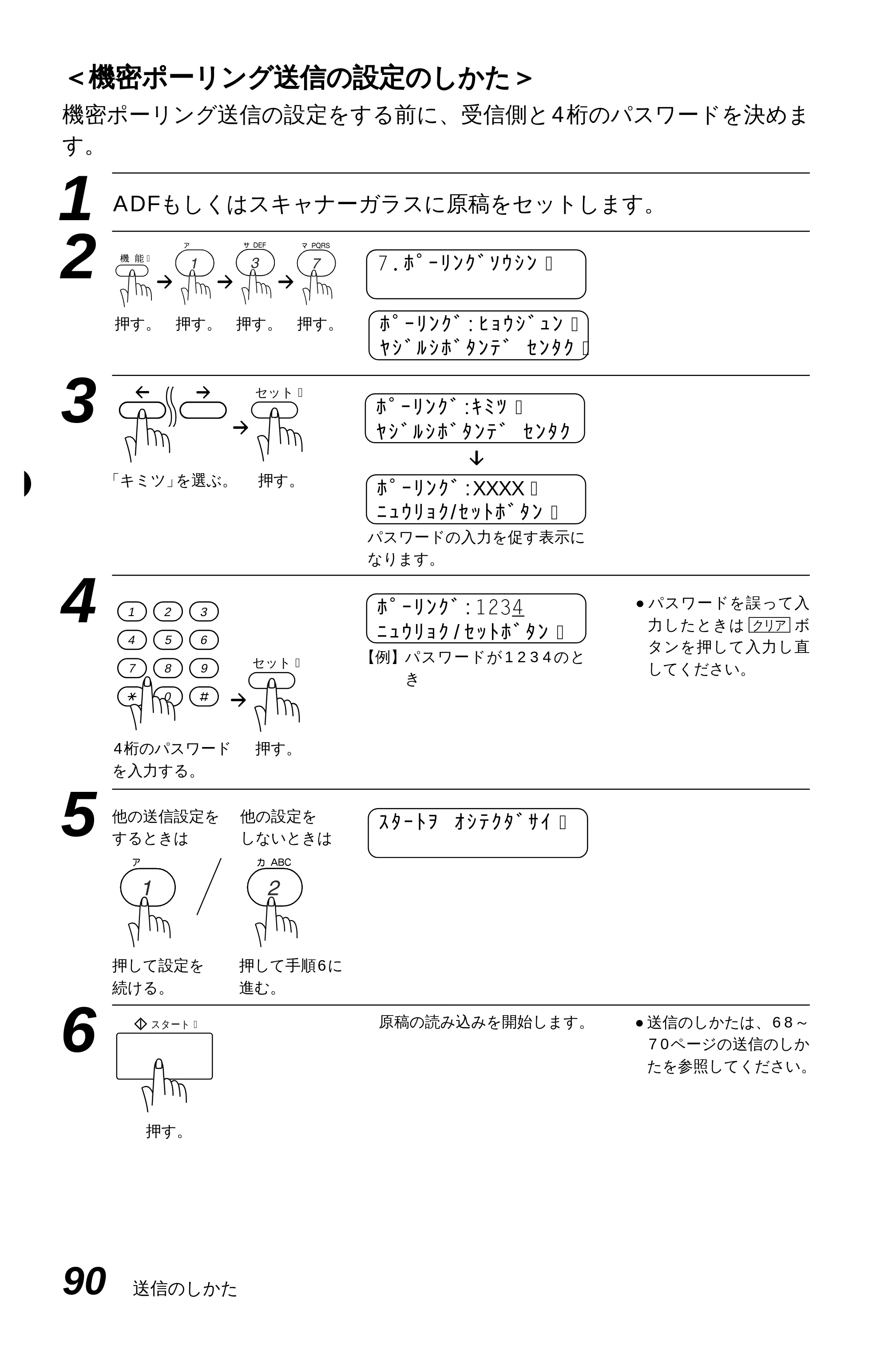 ブラザー MFC-9600J 取扱説明書(本体) — 原本ページ — 104ページ
