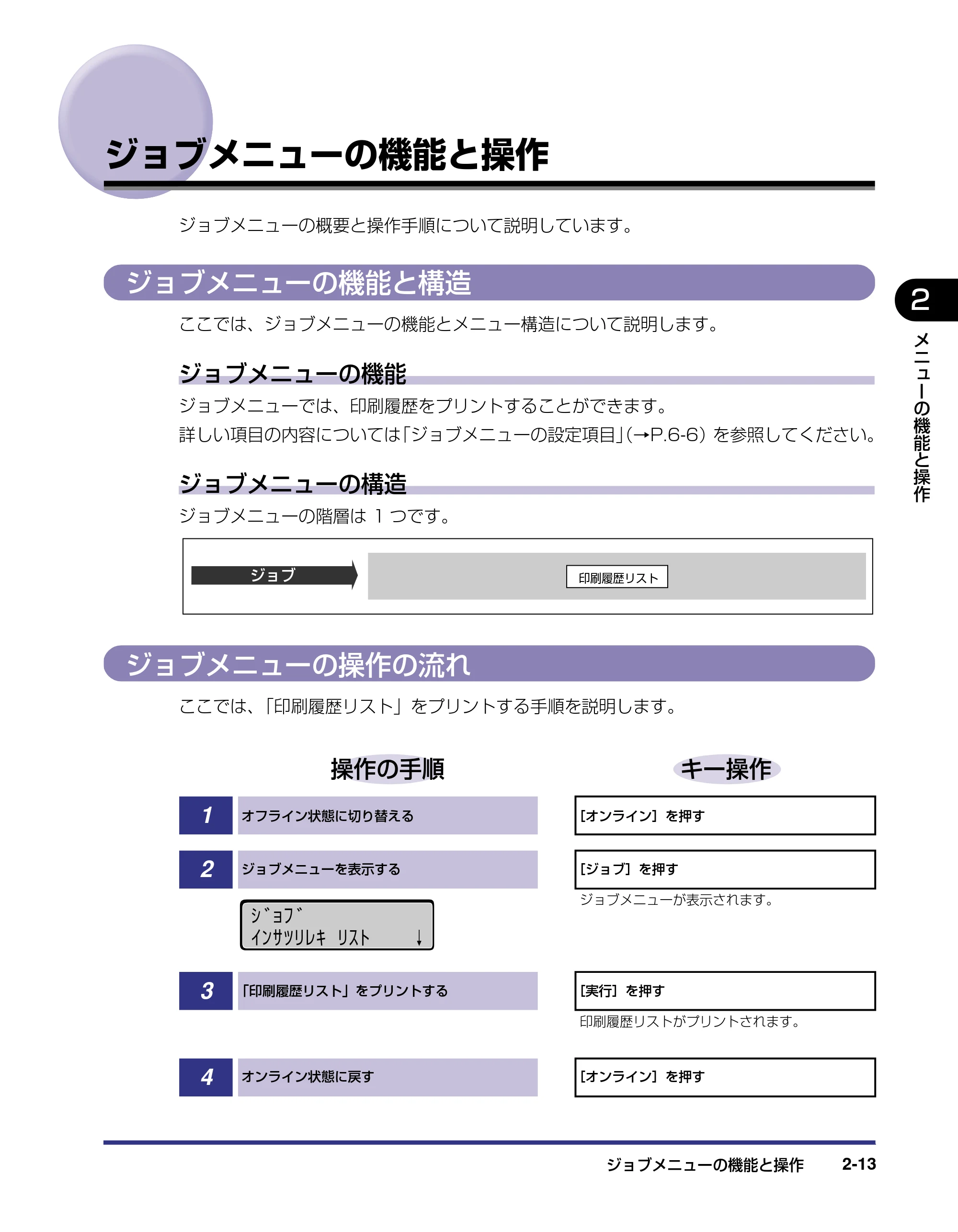 キヤノン LBP5500 LIPS機能ガイド 2006年5月25日更新 (PDF形式/3.21Mバイト) — ジョブメニューの機能と操作 — 原本ページ — 35ページ
