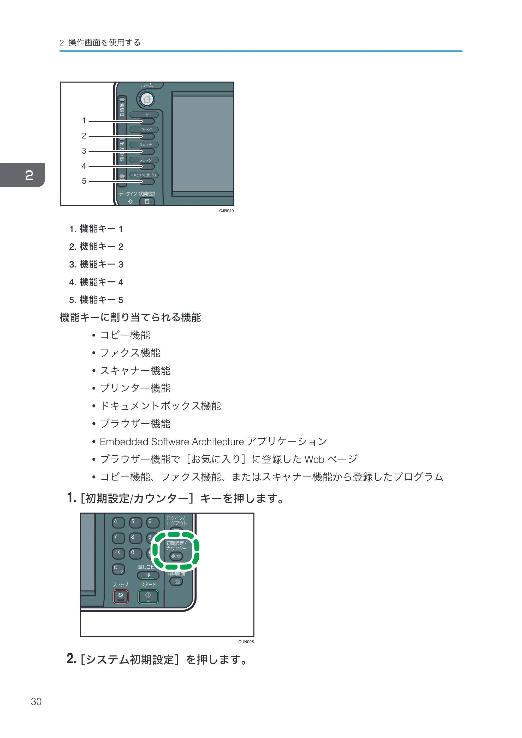 リコー RICOH MP C8002/C6502 本機のご利用にあたって — 原本ページ — 32ページ