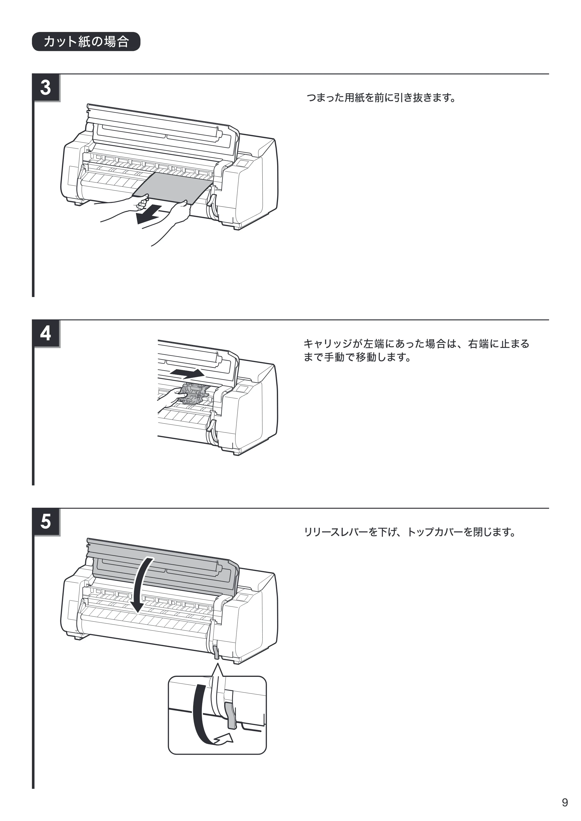 キヤノン TX-2000/TX-3000/TX-4000/TX-2000 MFP/TX-3000 MFP/TX-4000 MFP TX-4000/TX-3000/TX-2000 クイックガイド(PDF:1.66MB) — 原本ページ — 9ページ