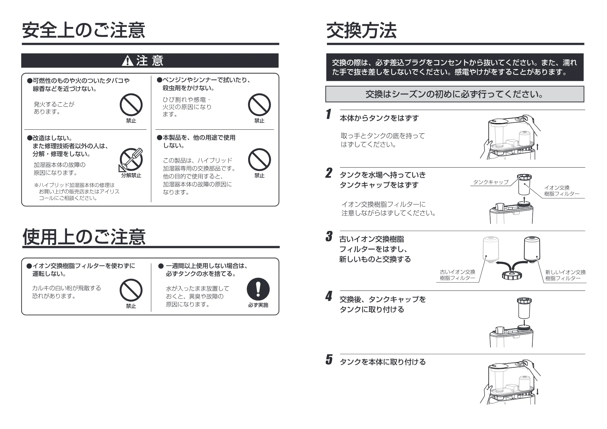 アイリスオーヤマ HBK-15B 取扱説明書 — 原本ページ — 2ページ