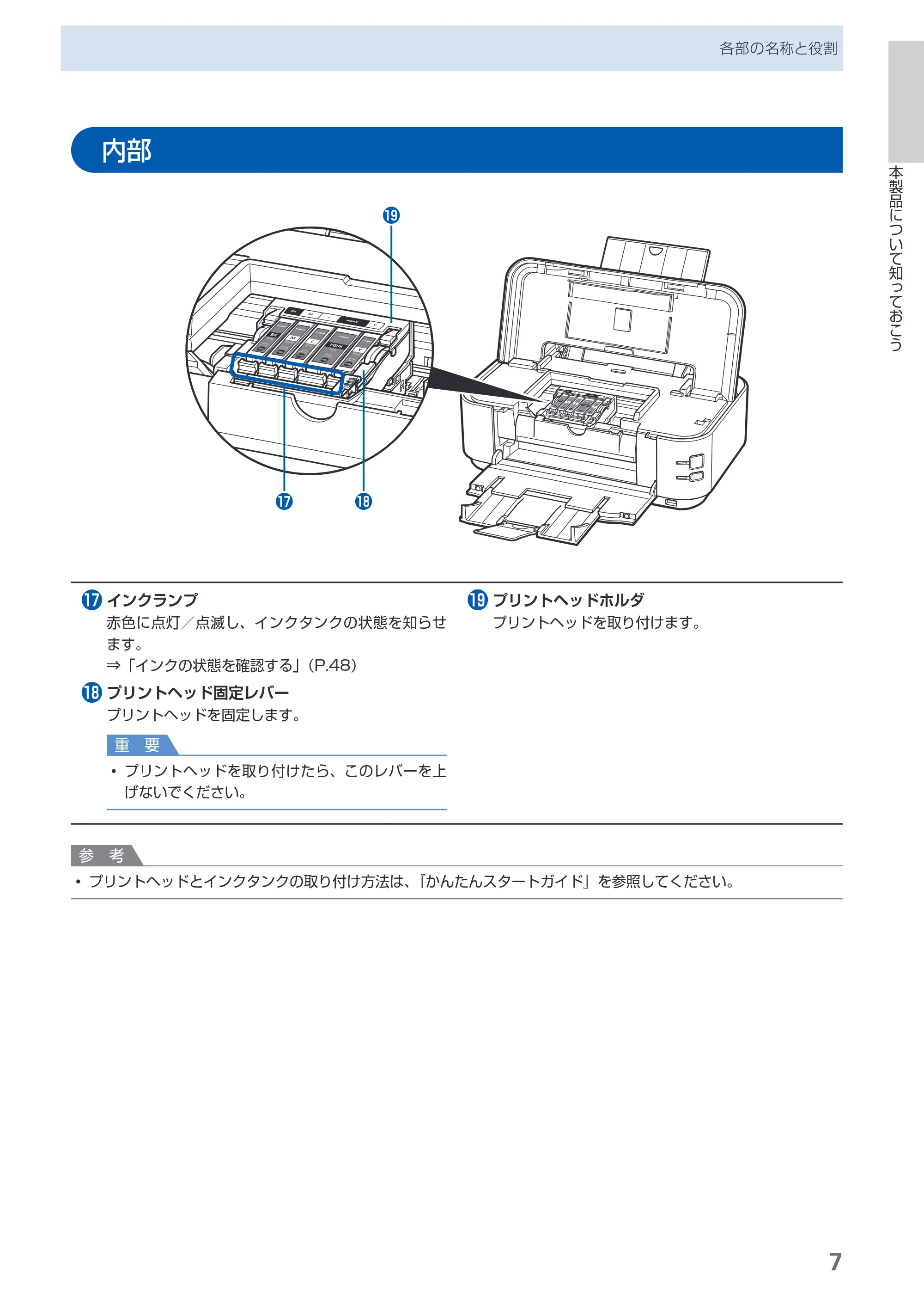 キヤノン PIXUS iP4600 らくらく操作ガイド （PDF形式／17.06Mバイト） — 内部 — 原本ページ — 9ページ