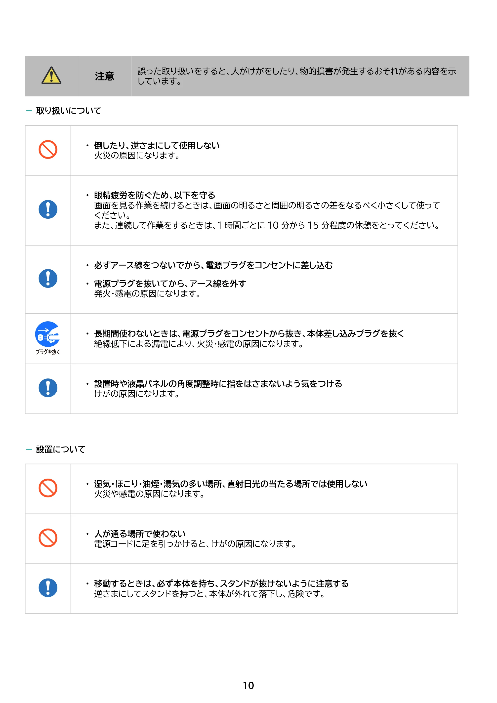 アイリスオーヤマ DC-AF233S 取扱説明書 — 原本ページ — 10ページ