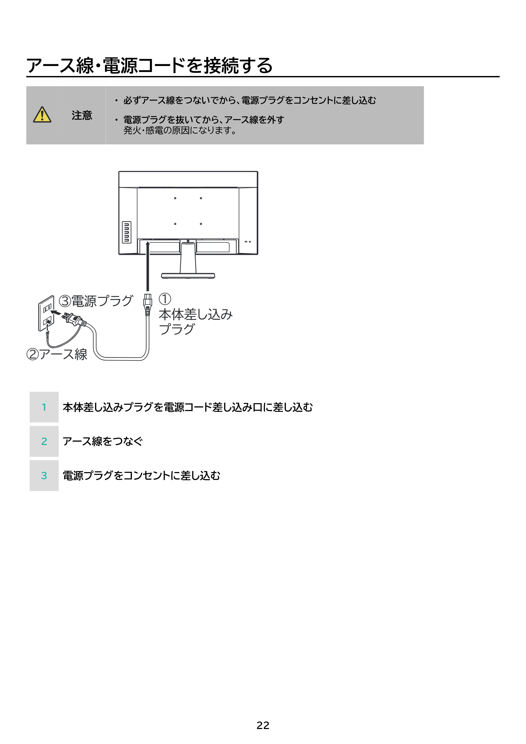 アイリスオーヤマ DC-AF233S 取扱説明書 — 原本ページ — 22ページ