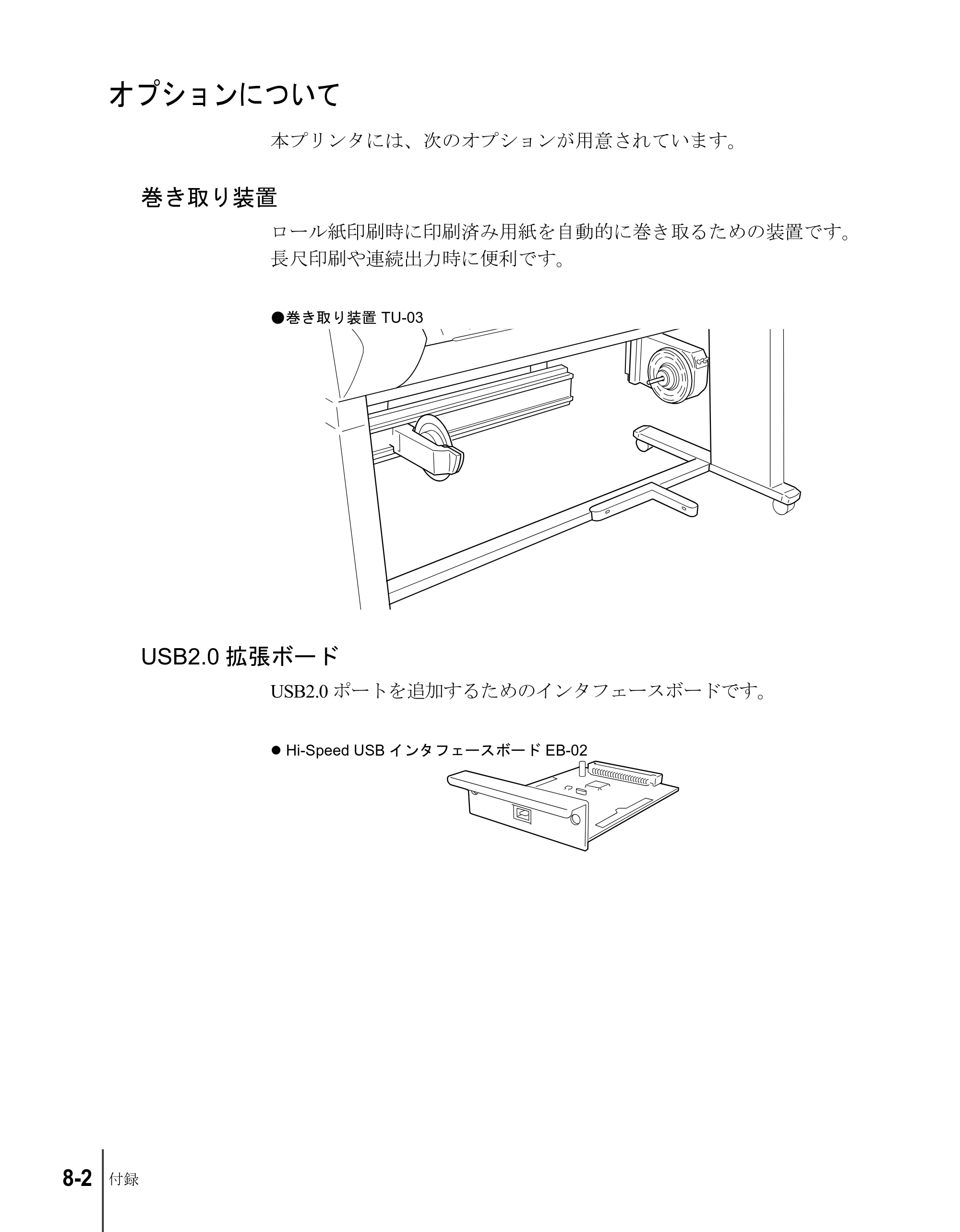 キヤノン W8200 ユーザーズガイド （PDF形式／4.28Mバイト） — オプションについて — 原本ページ — 176ページ